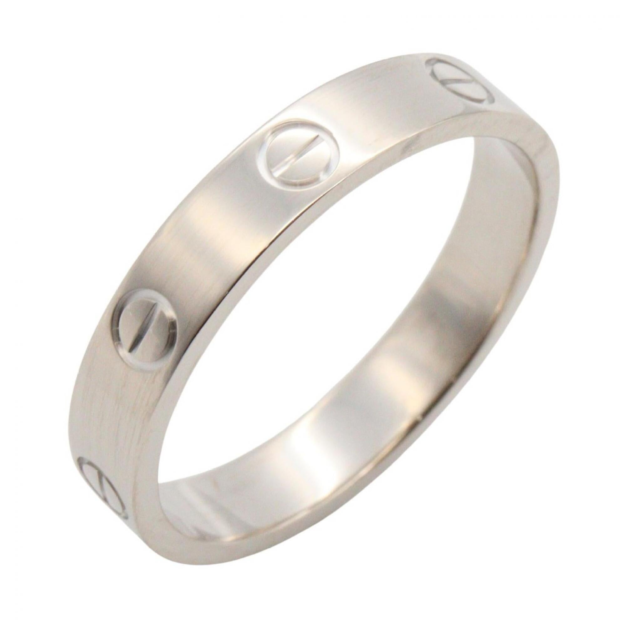 Cartier Silver White Gold (18K) Band Ring (Pre-Owned)