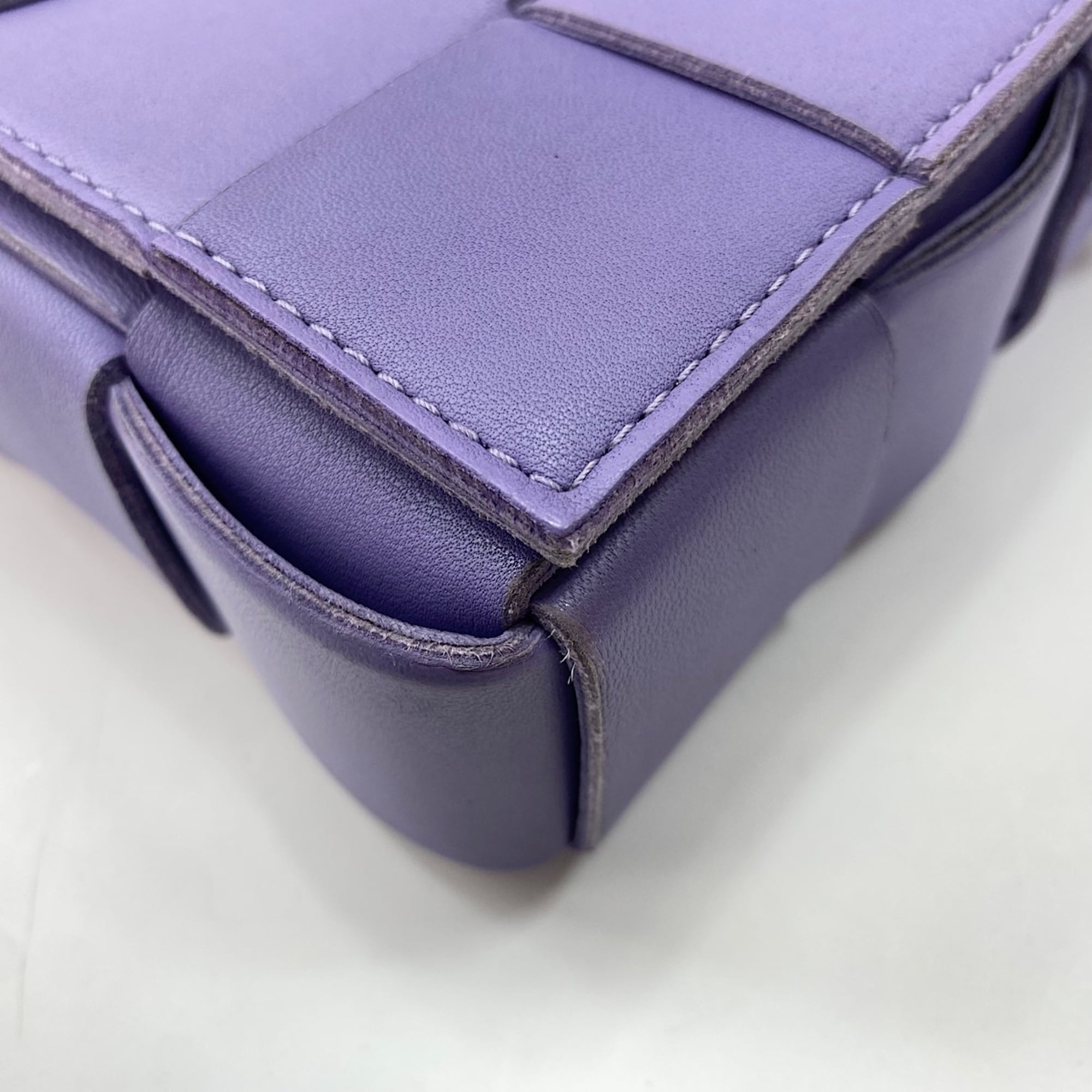 Bottega Veneta Purple Shoulder Bag (Pre-Owned)