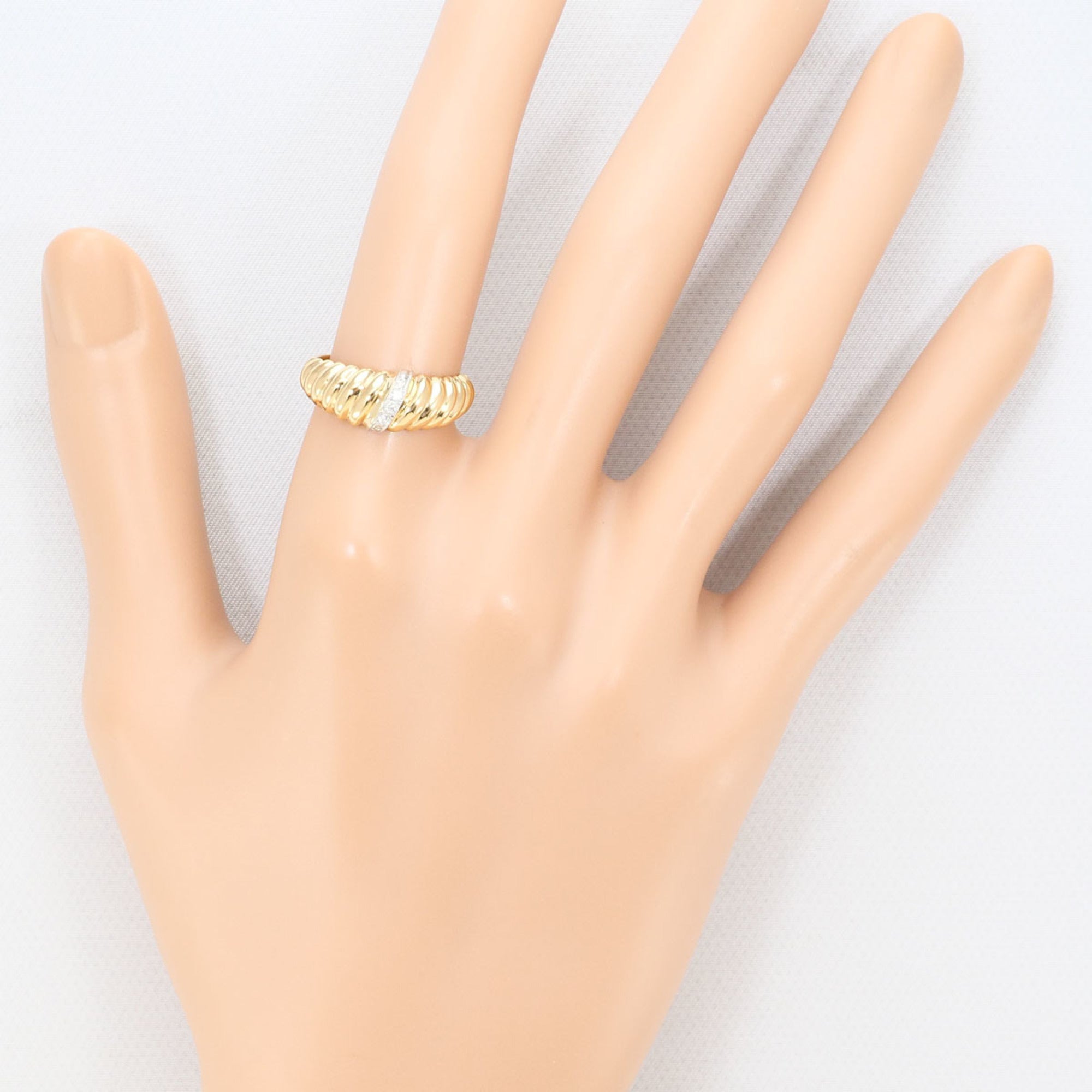 Unbranded Platinum Yellow Gold Yellow Gold (18K) Platinum 900 Band Ring (Pre-Owned)