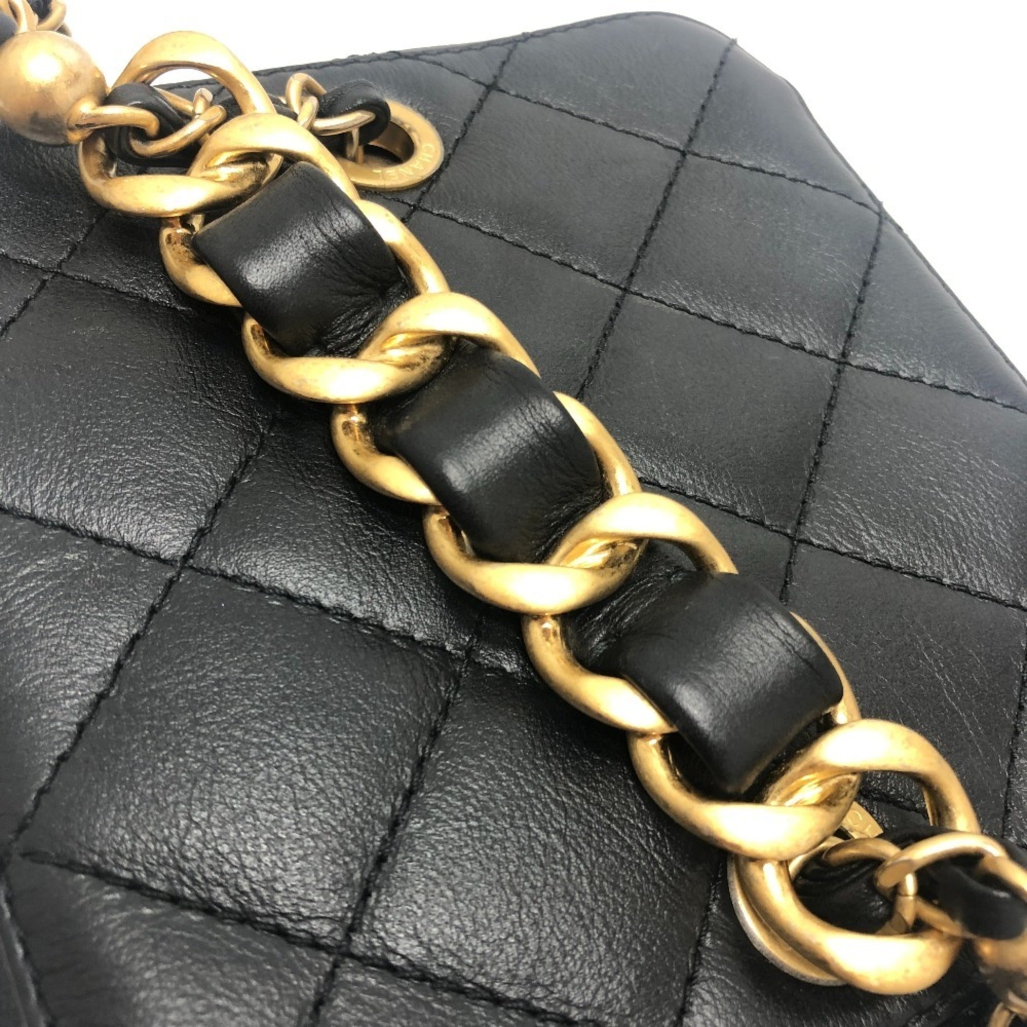 Chanel Black Shoulder Bag Vanity Bag (Pre-Owned)