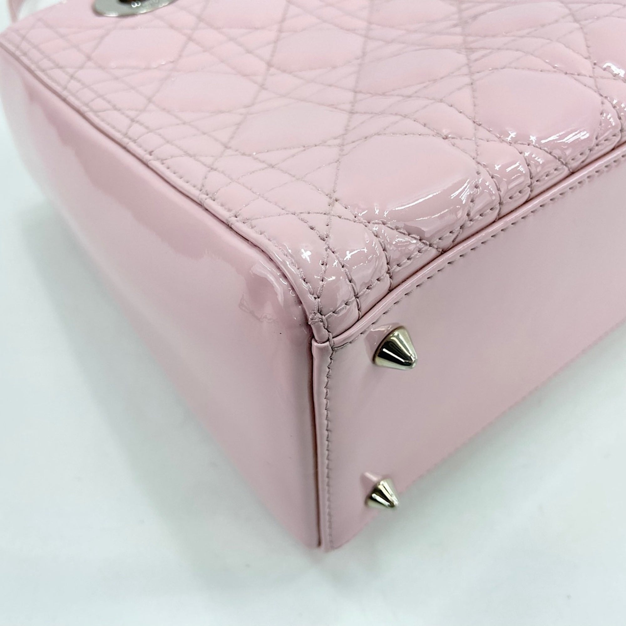 Christian Dior Pink Leather Handbag (Pre-Owned)