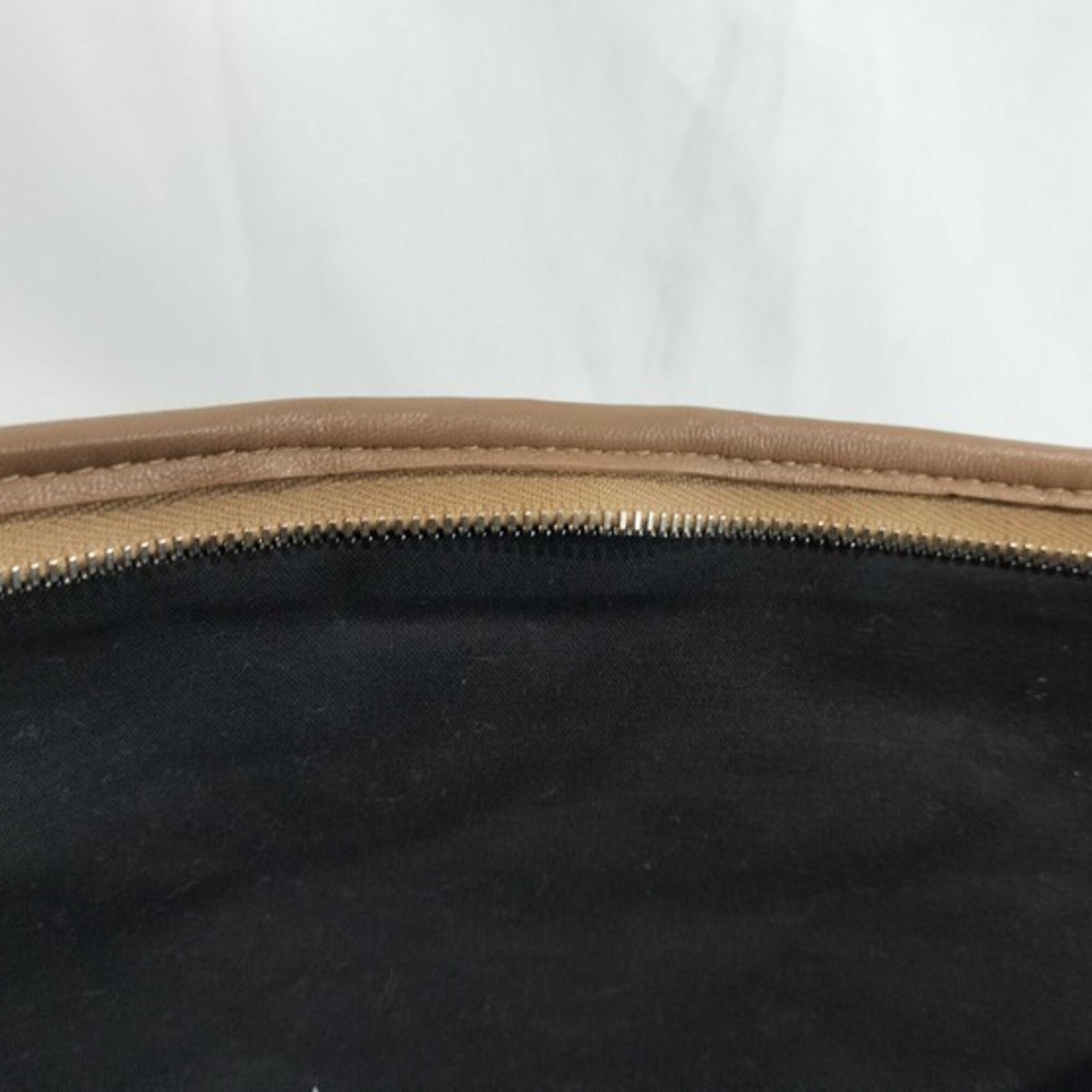 Balenciaga Brown Leather Fur Clutch Bag (Pre-Owned)