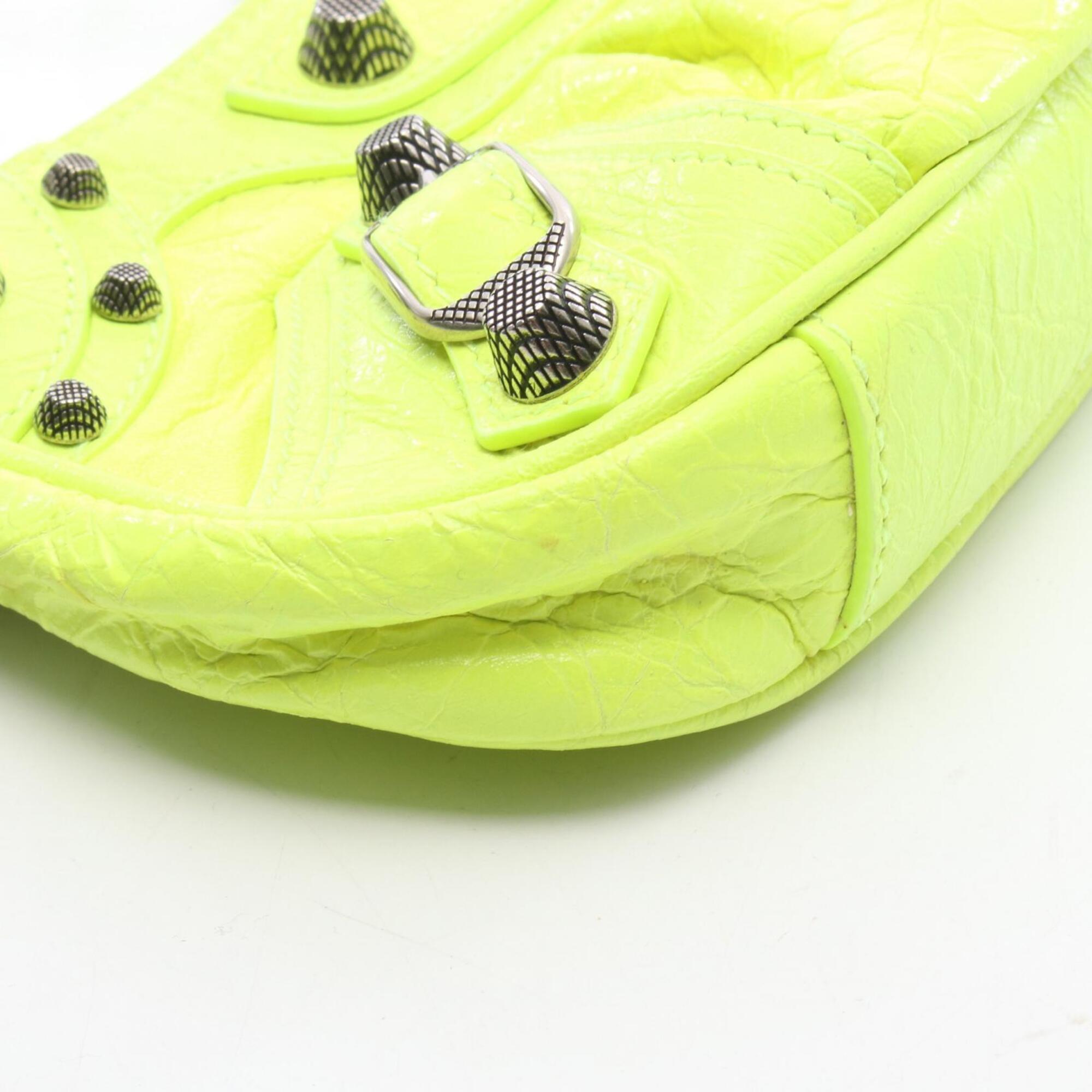 Balenciaga Yellow Leather Handbag (Pre-Owned)