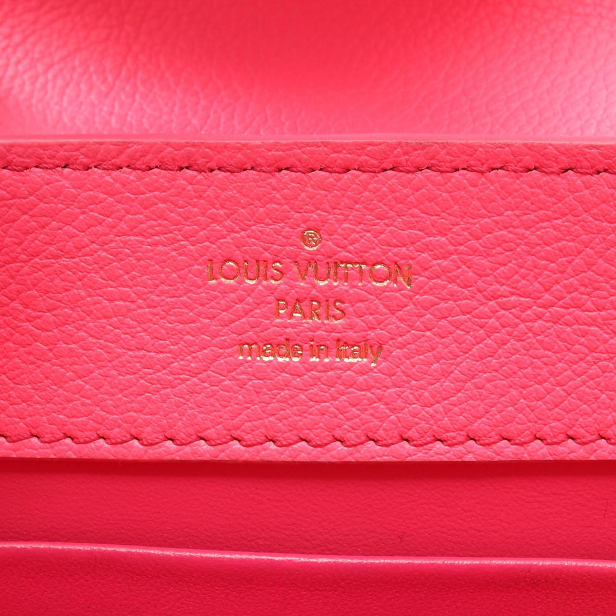 Louis Vuitton Pink Leather Handbag (Pre-Owned)
