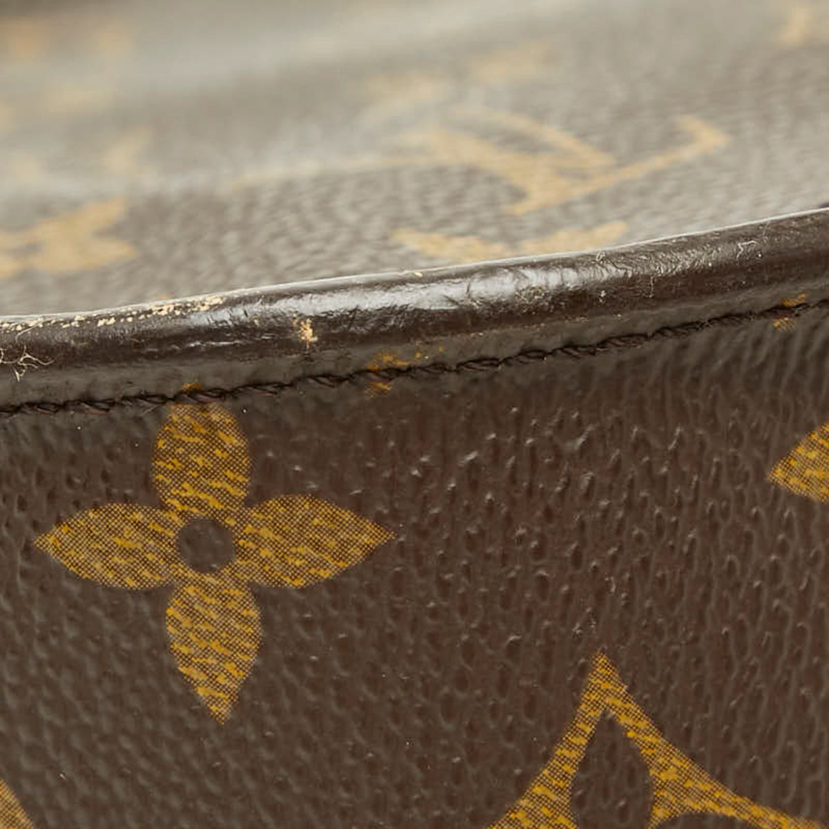 Louis Vuitton Brown Pvc Leather Shoulder Bag (Pre-Owned)