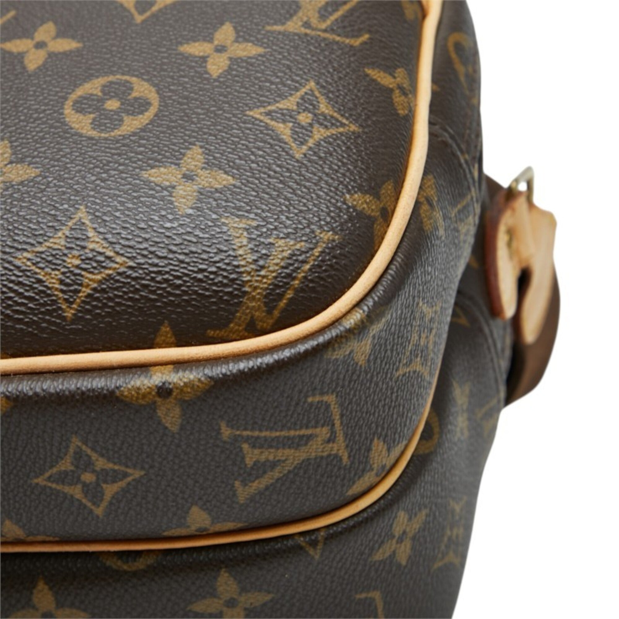 Louis Vuitton Brown Pvc Leather Shoulder Bag (Pre-Owned)