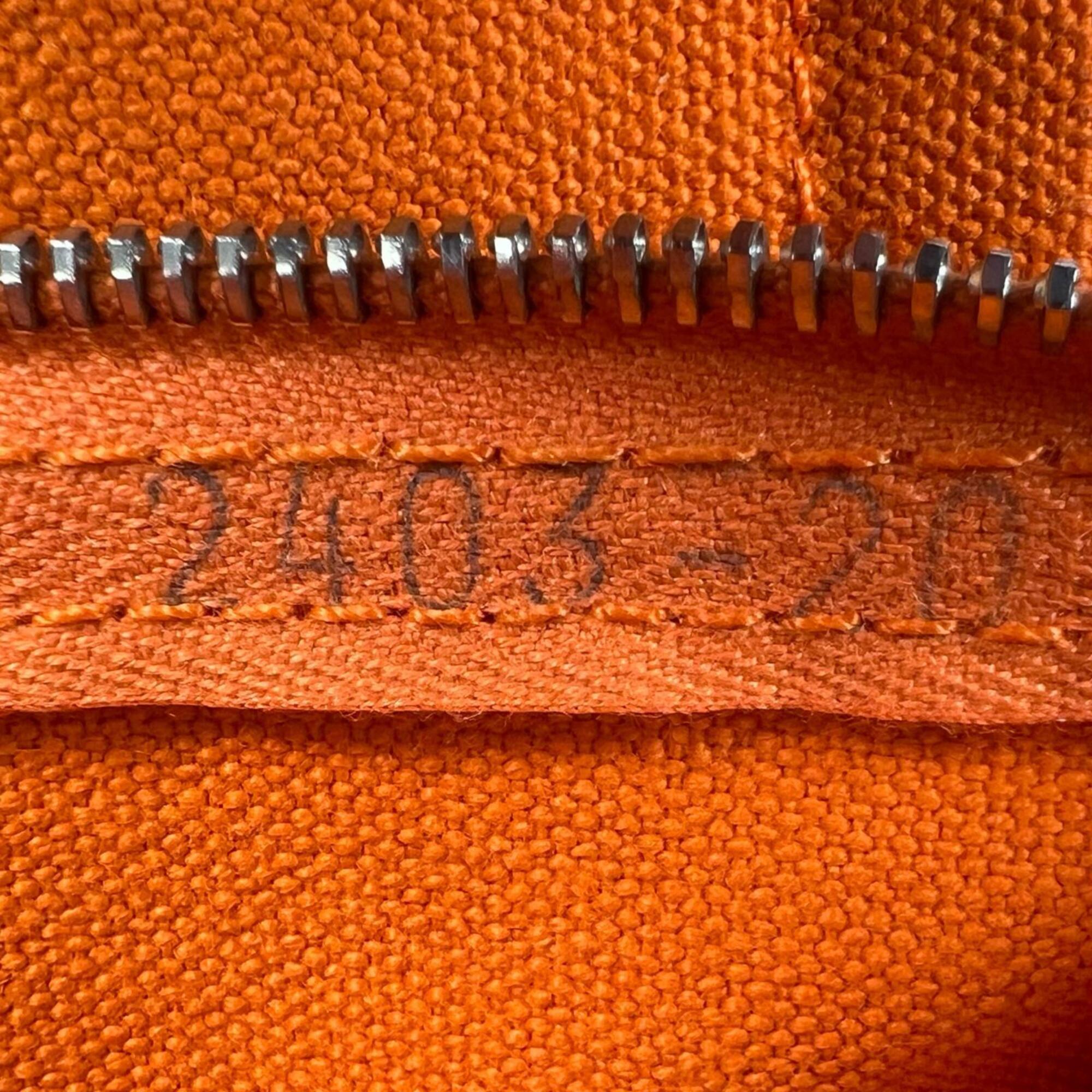 Hermes Orange Cotton Pouch (Pre-Owned)