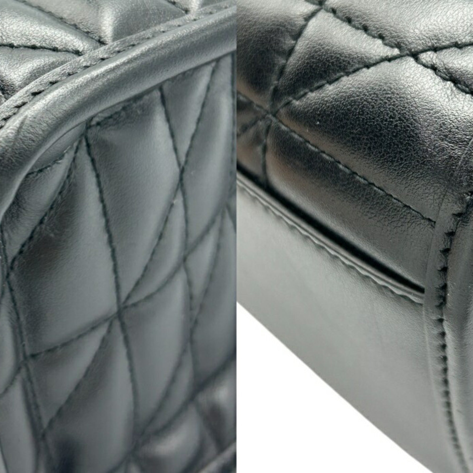 Gucci Gg Marmont Black Leather Tote Bag (Pre-Owned)