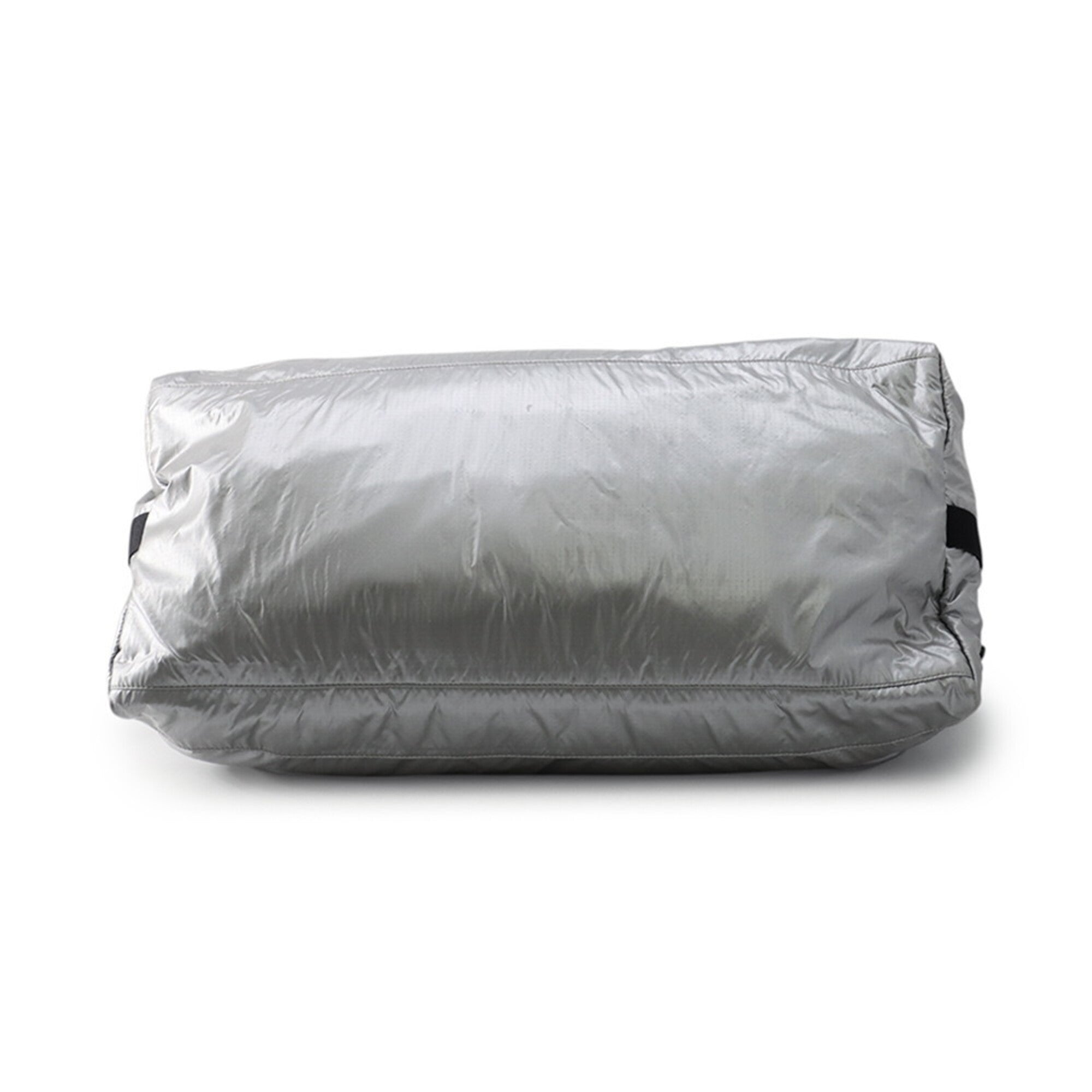 Saint Laurent Black Silver Nylon Canvas Boston Bag (Pre-Owned)