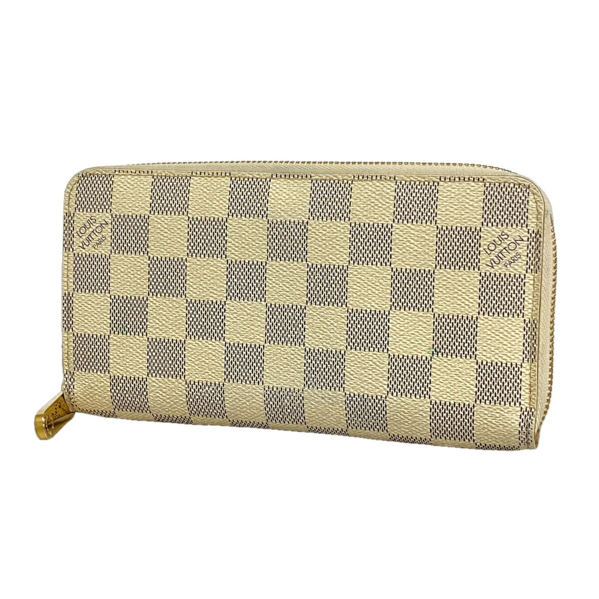 Louis Vuitton White Long Wallet (Bi-Fold) (Pre-Owned)