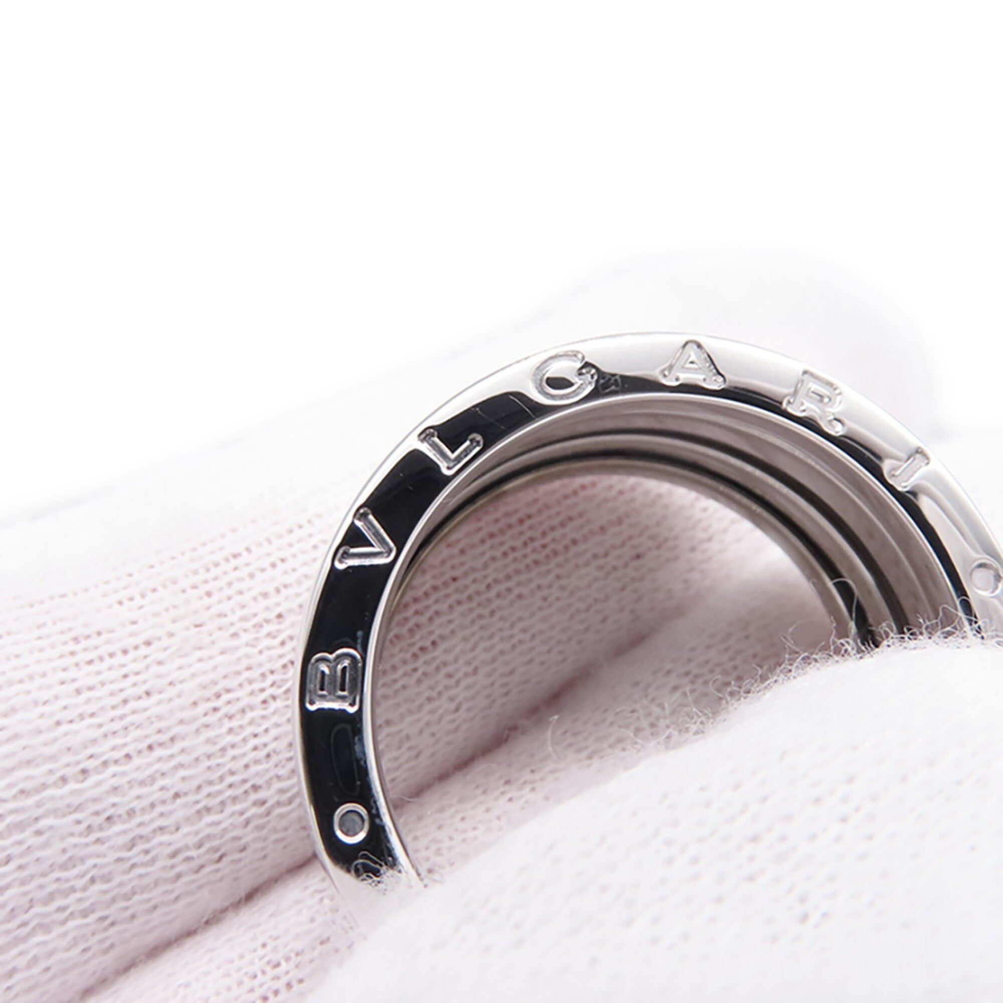 Bvlgari White Gold (18K) Band Ring (Pre-Owned)