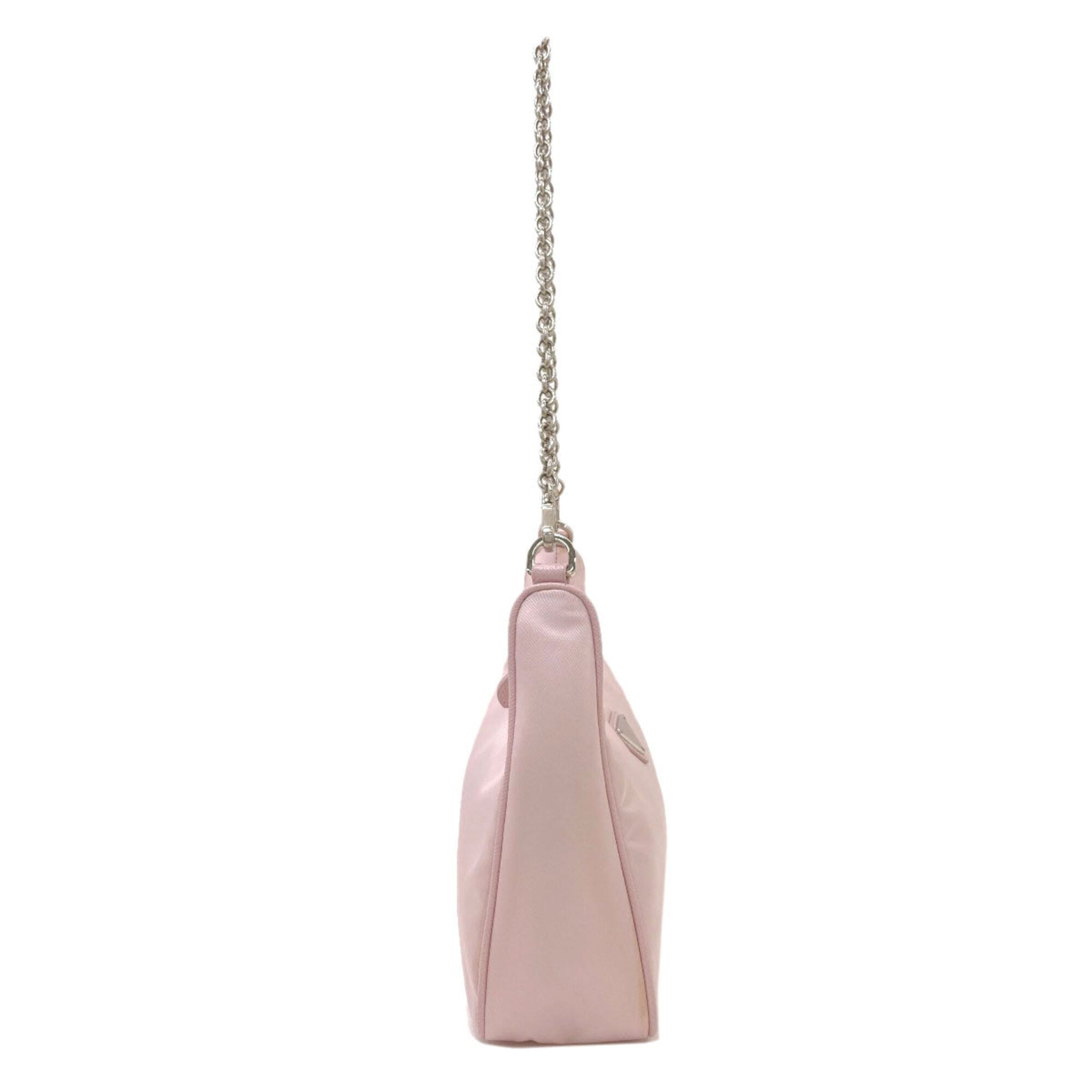 Prada Pink Nylon Pouch Shoulder Bag (Pre-Owned)