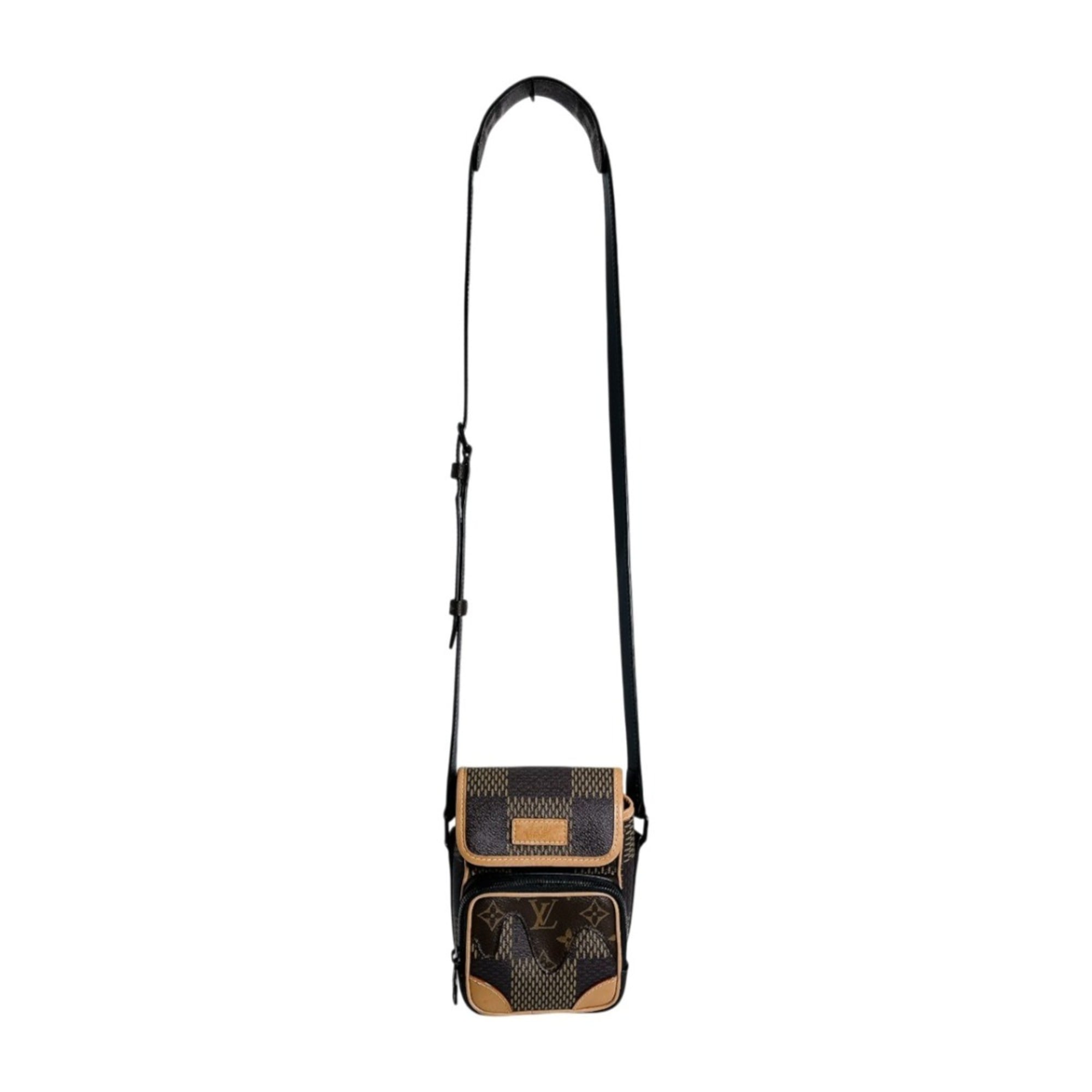 Louis Vuitton Brown Damier Canvas Messenger Bag (Pre-Owned)