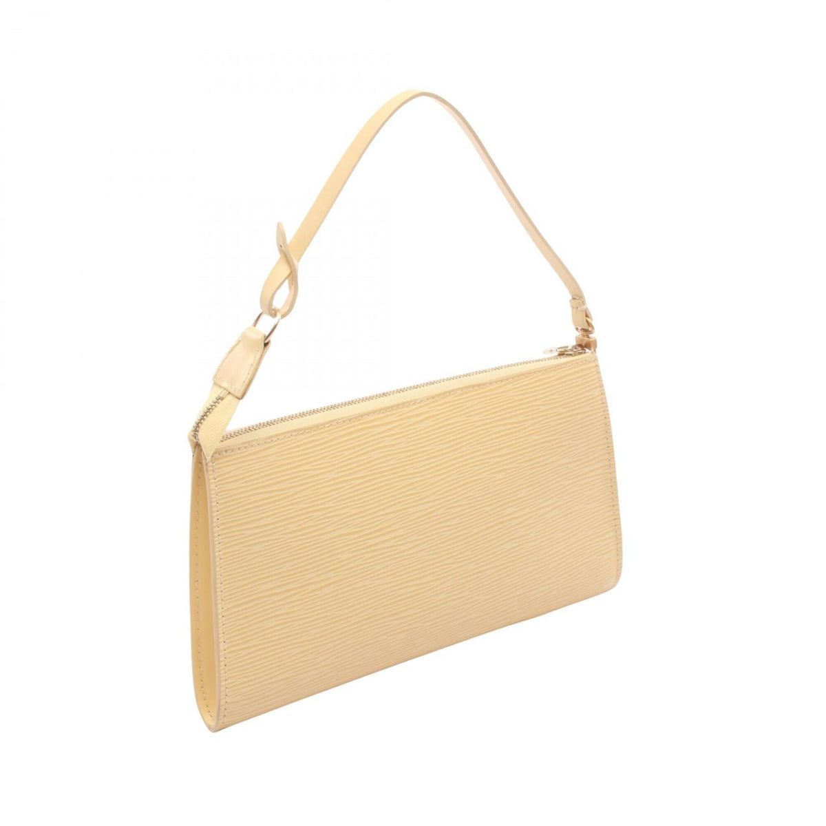 Louis Vuitton Yellow Epi Leather Handbag Pochette (Pre-Owned)