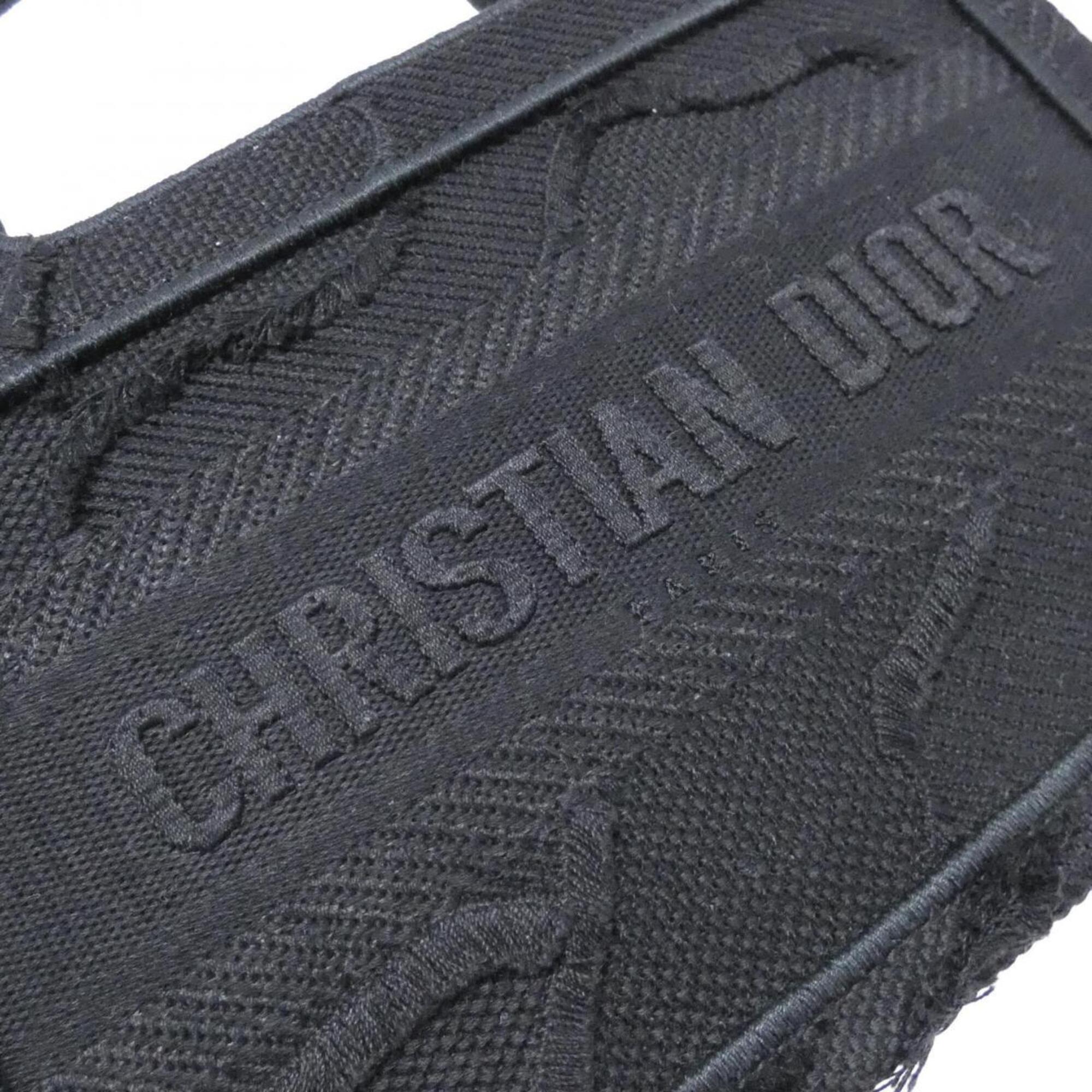 Christian Dior Black Canvas Handbag (Pre-Owned)