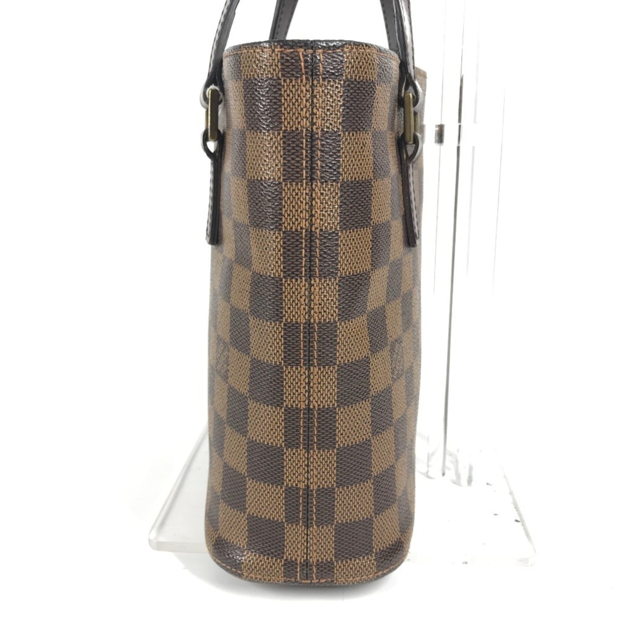 Louis Vuitton Brown Damier Canvas Ebene Damier Canvas Handbag Tote Bag (Pre-Owned)