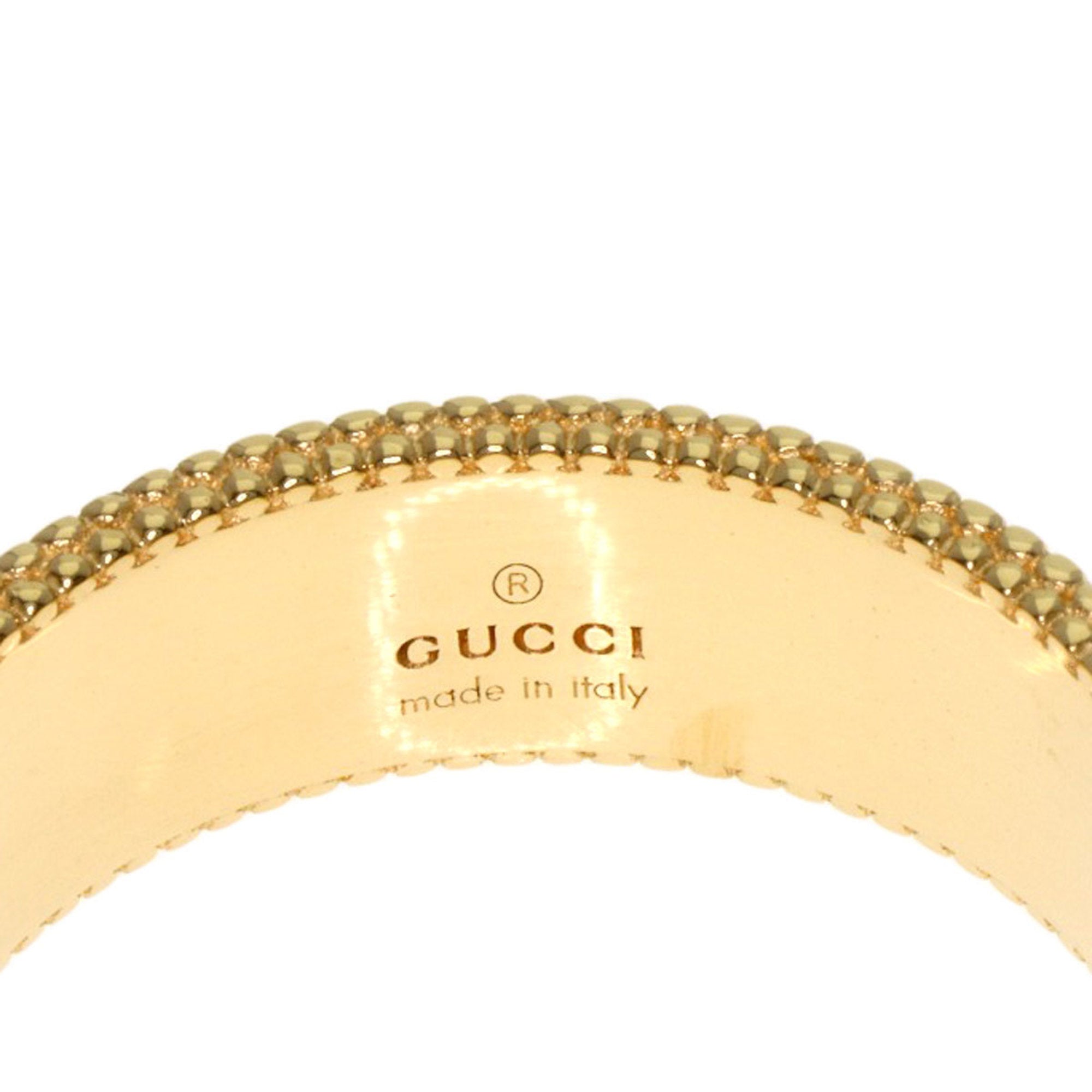 Gucci Icon Yellow Gold (18K) Band Ring (Pre-Owned)