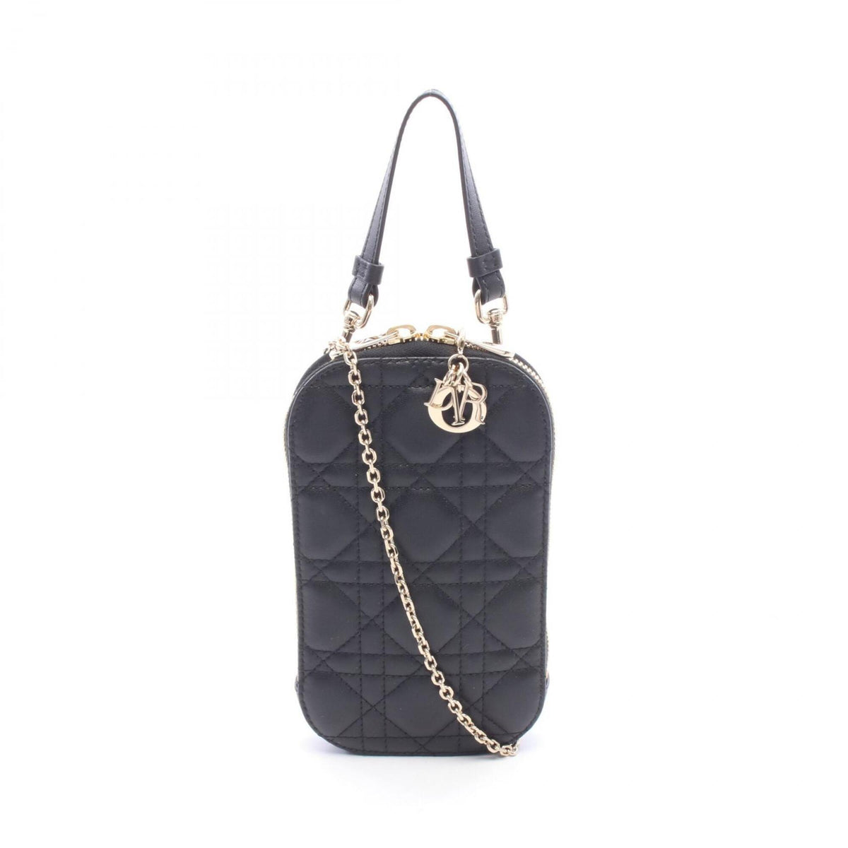 Christian Dior Black Leather Handbag (Pre-Owned)