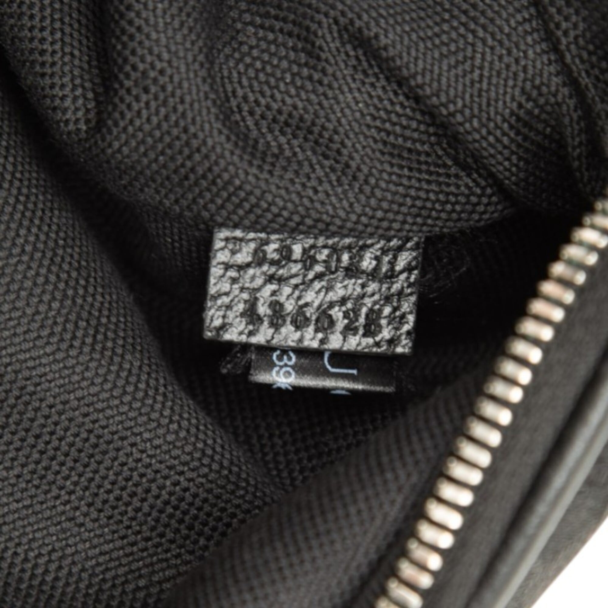 Gucci Black Canvas Leather Fanny Pack Sling Bag (Pre-Owned)