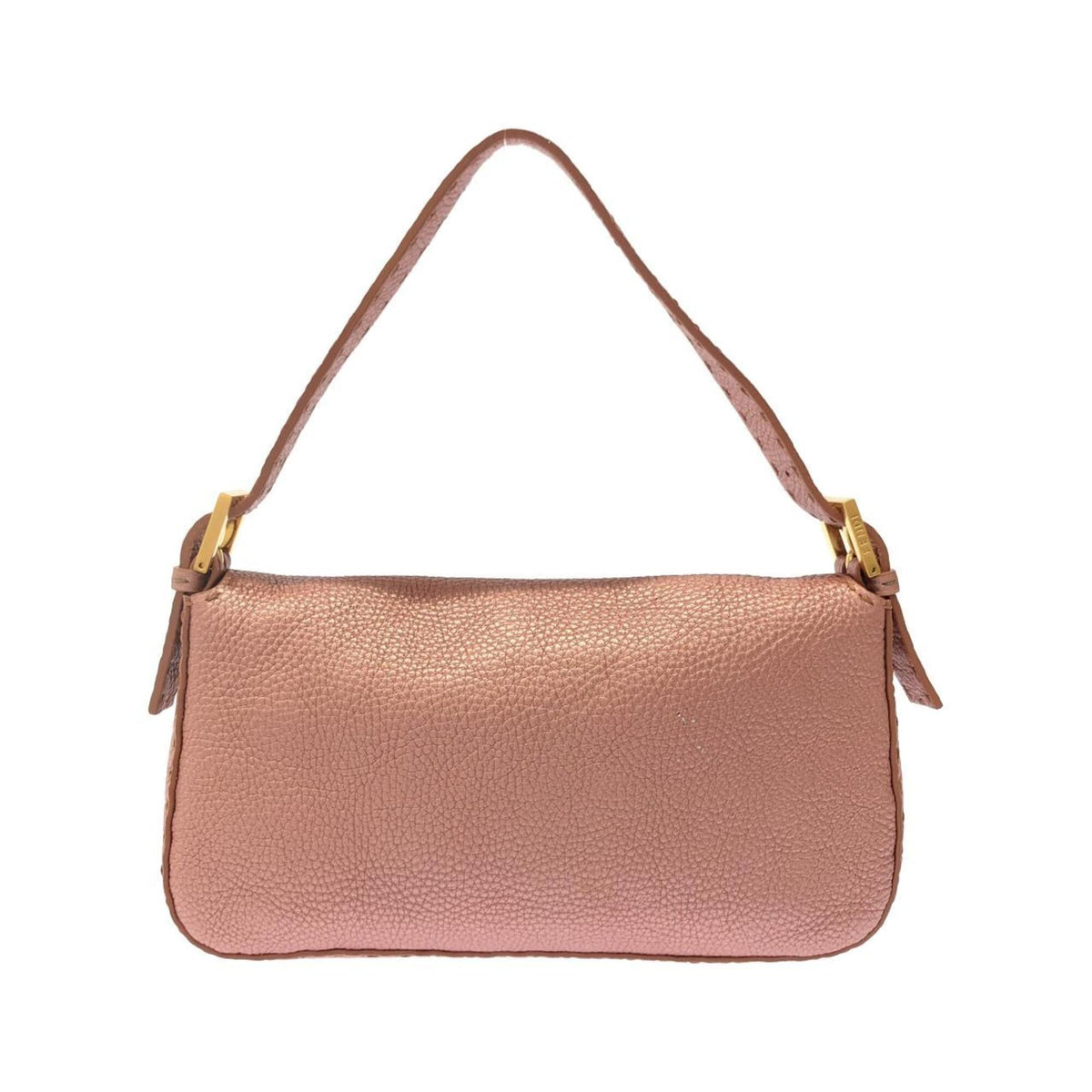 Fendi Pink Leather Shoulder Bag (Pre-Owned)