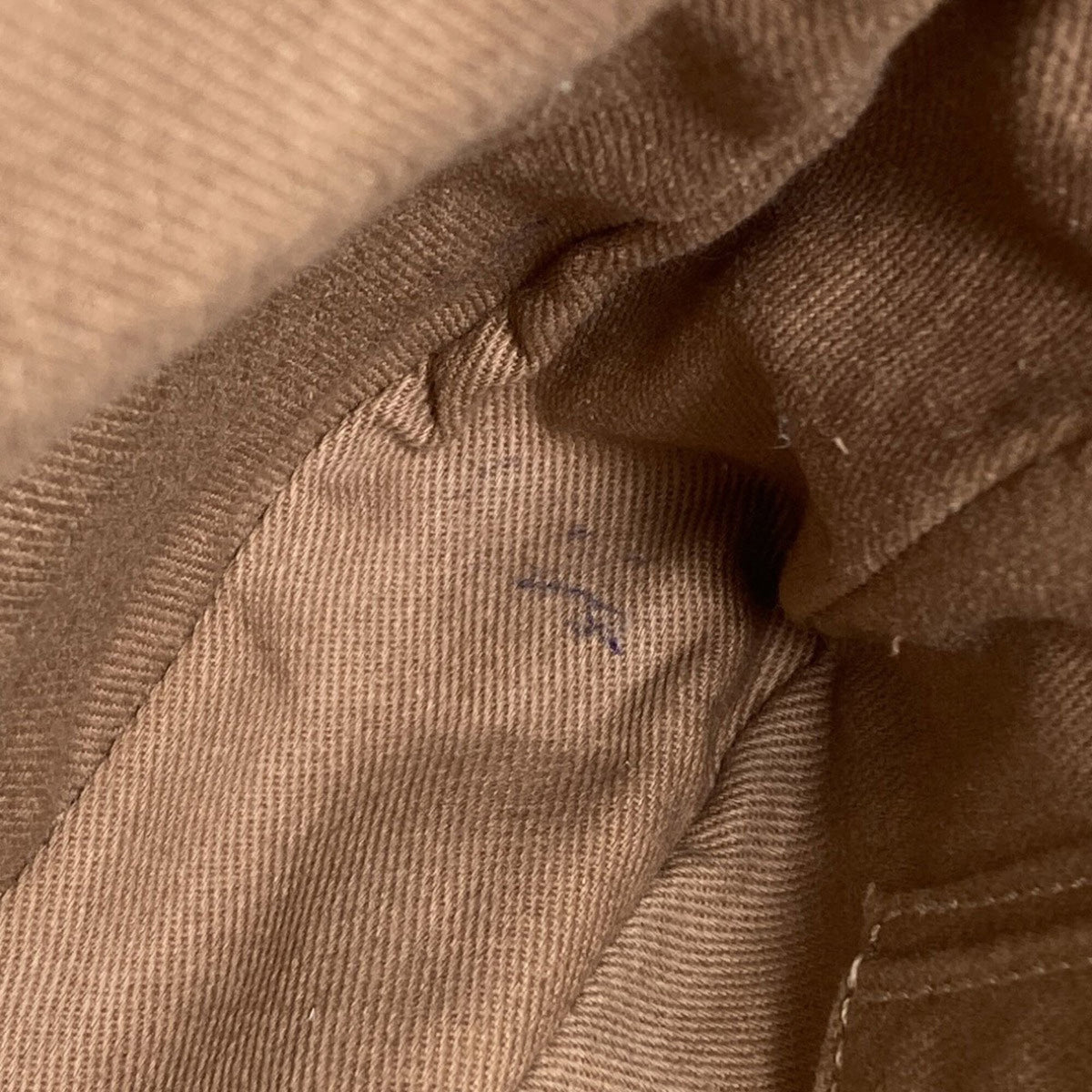 Celine Brown Canvas Shoulder Bag (Pre-Owned)