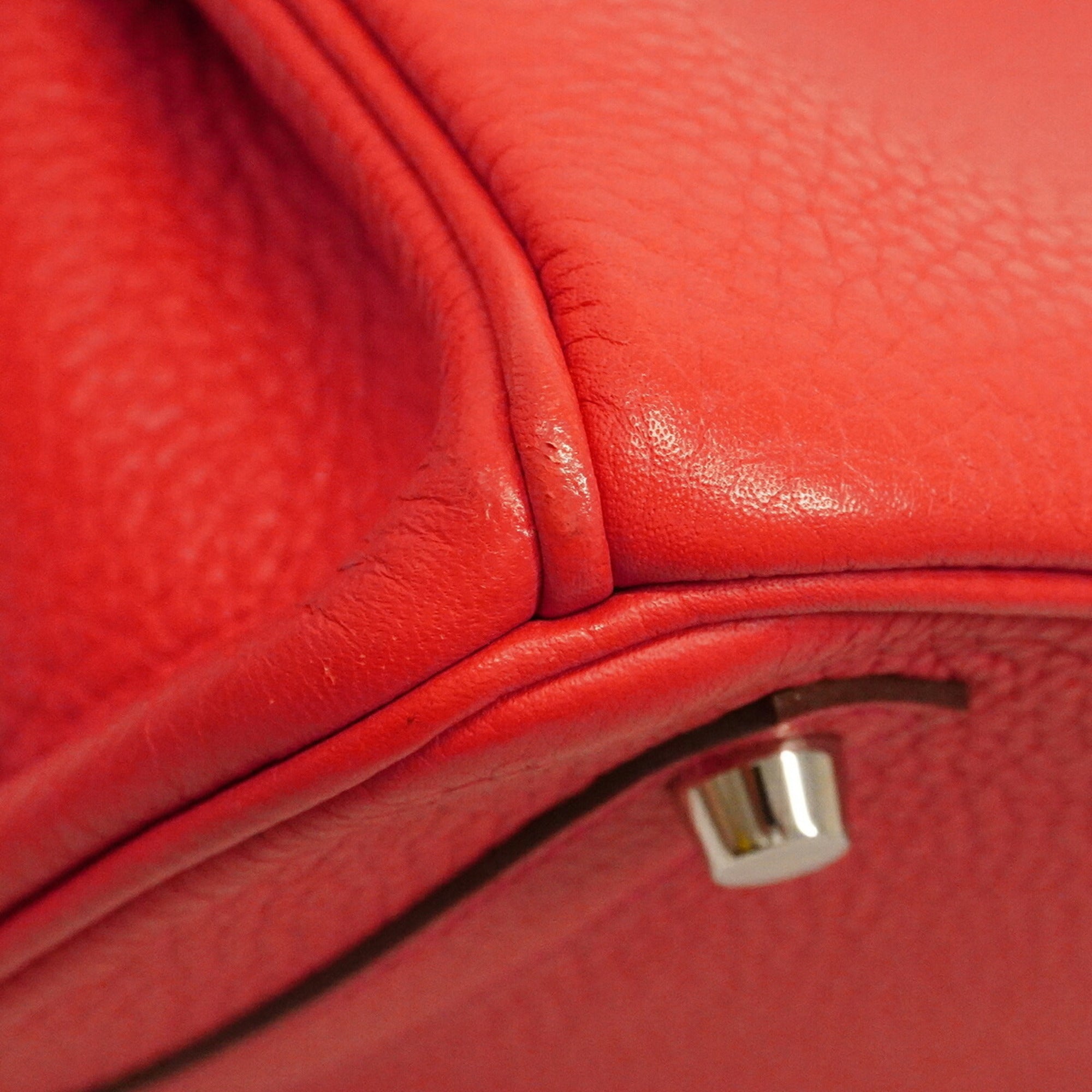 Hermes Bougainvillier Taurillon Clemence Leather Handbag (Pre-Owned)