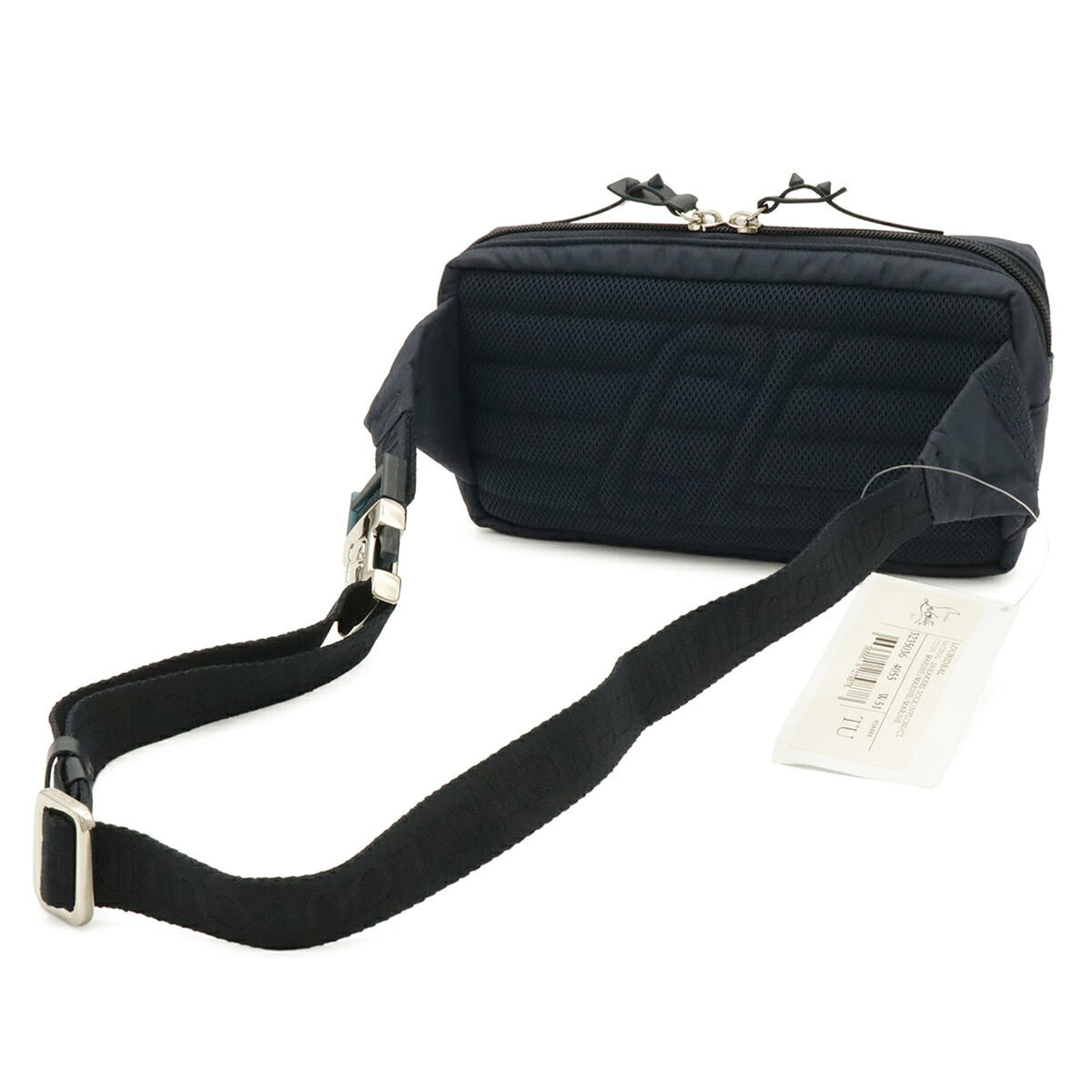 Christian Louboutin Navy Nylon Leather Rubber Fanny Pack (Pre-Owned)