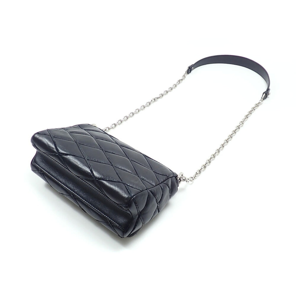 Louis Vuitton Black Noir Leather Shoulder Bag (Pre-Owned)
