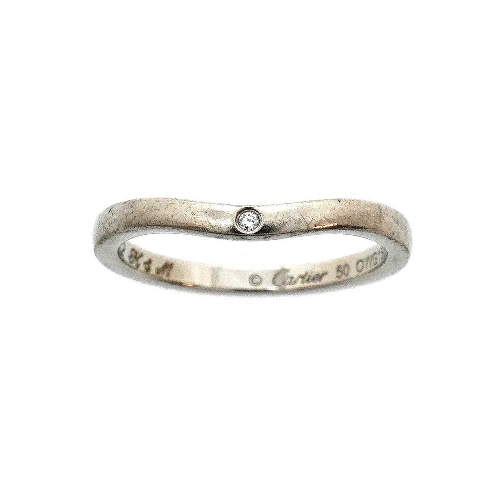 Cartier Platinum 950 Band Ring (Pre-Owned)