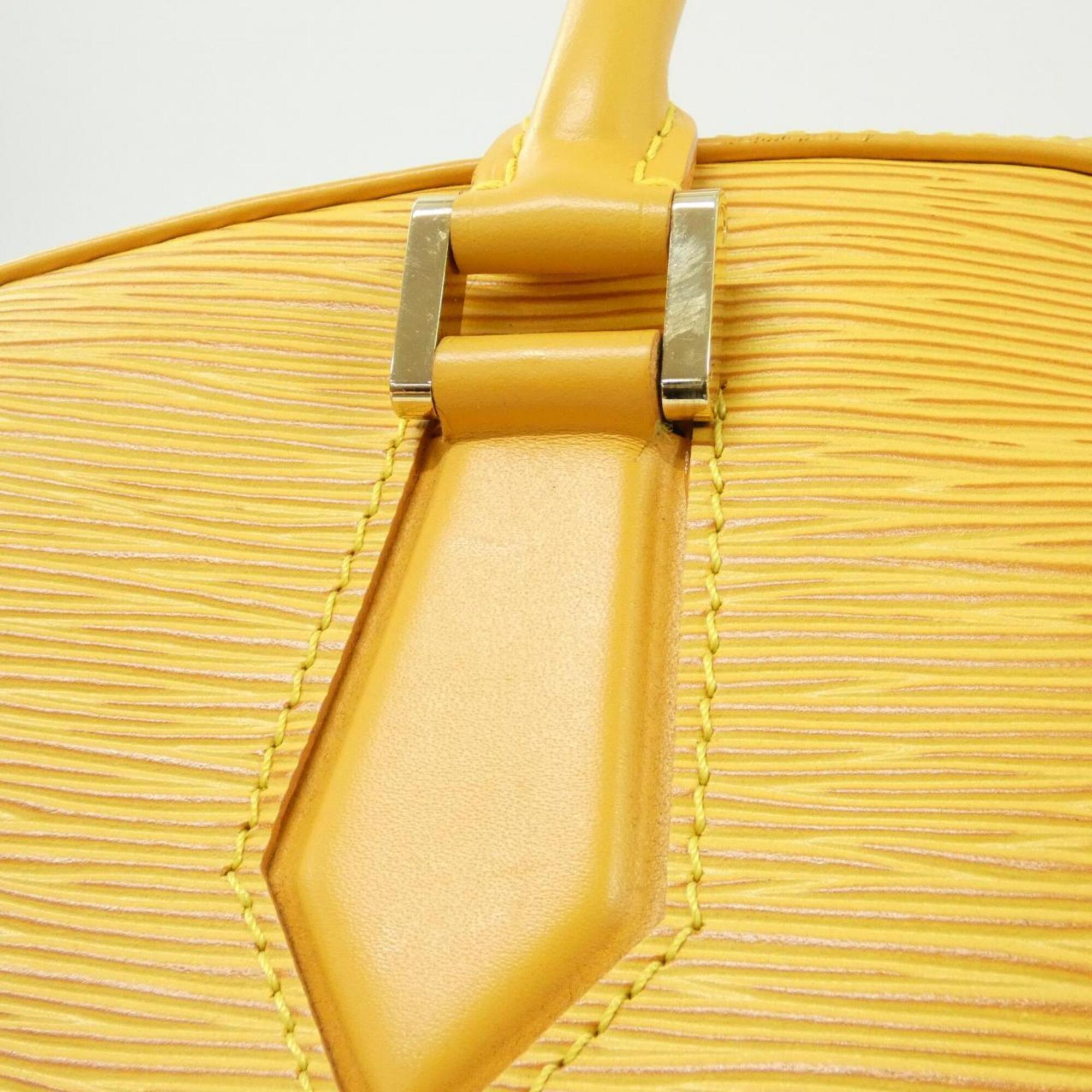 Louis Vuitton Yellow Leather Handbag (Pre-Owned)