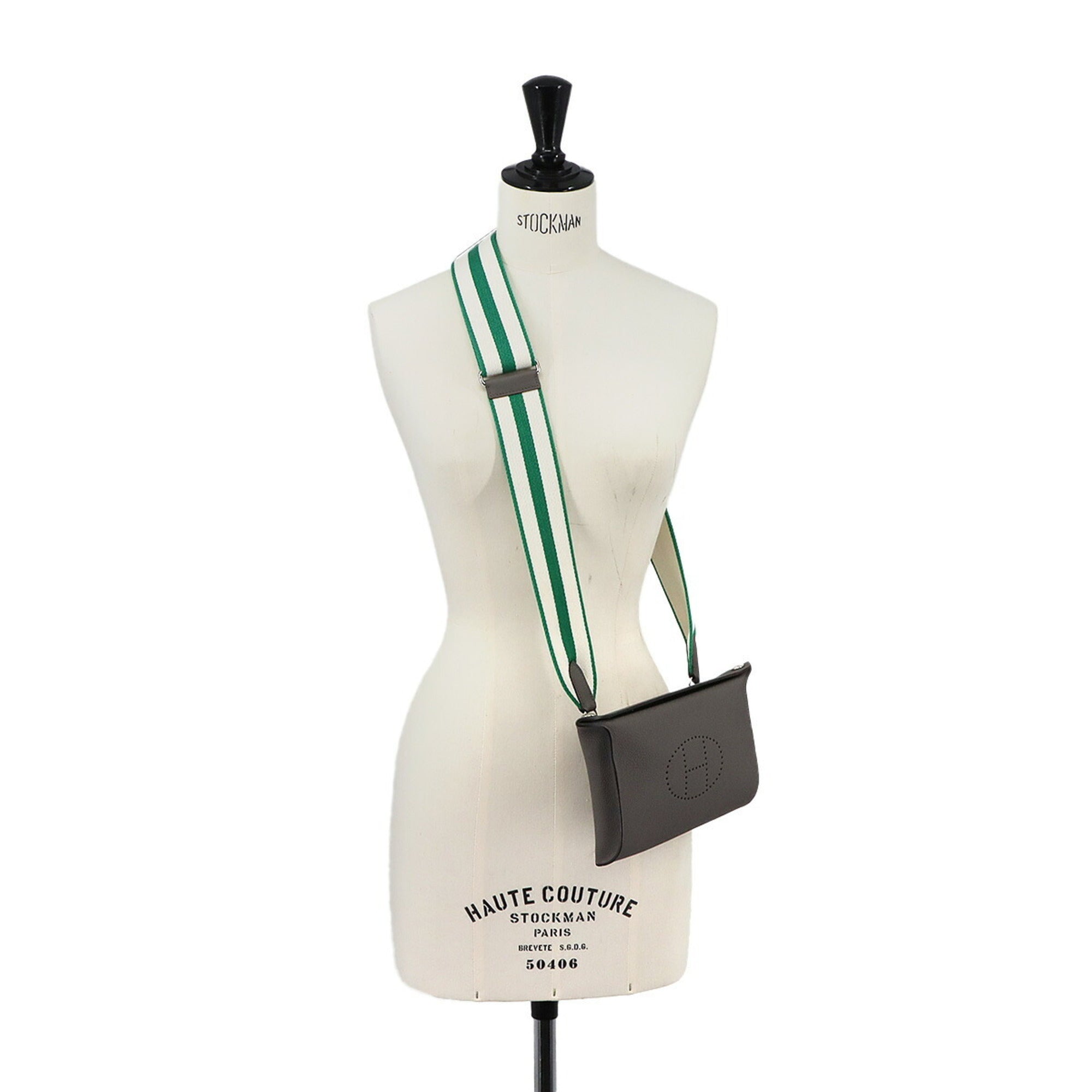Hermes Etain Togo Leather Shoulder Bag (Pre-Owned)