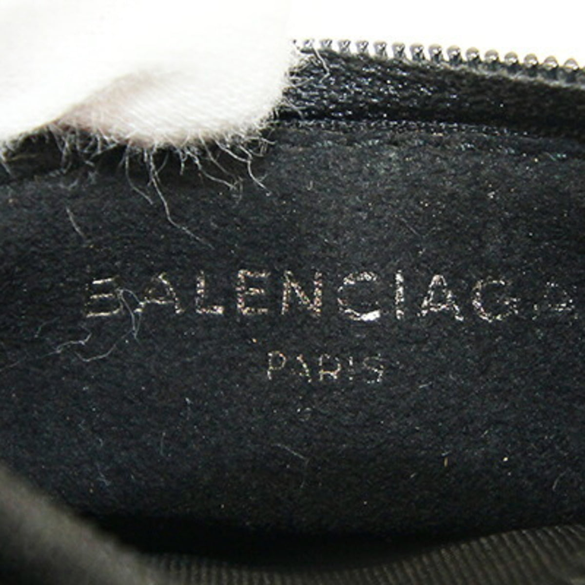 Balenciaga Black Yellow Nylon Wallet (Tri-Fold) (Pre-Owned)
