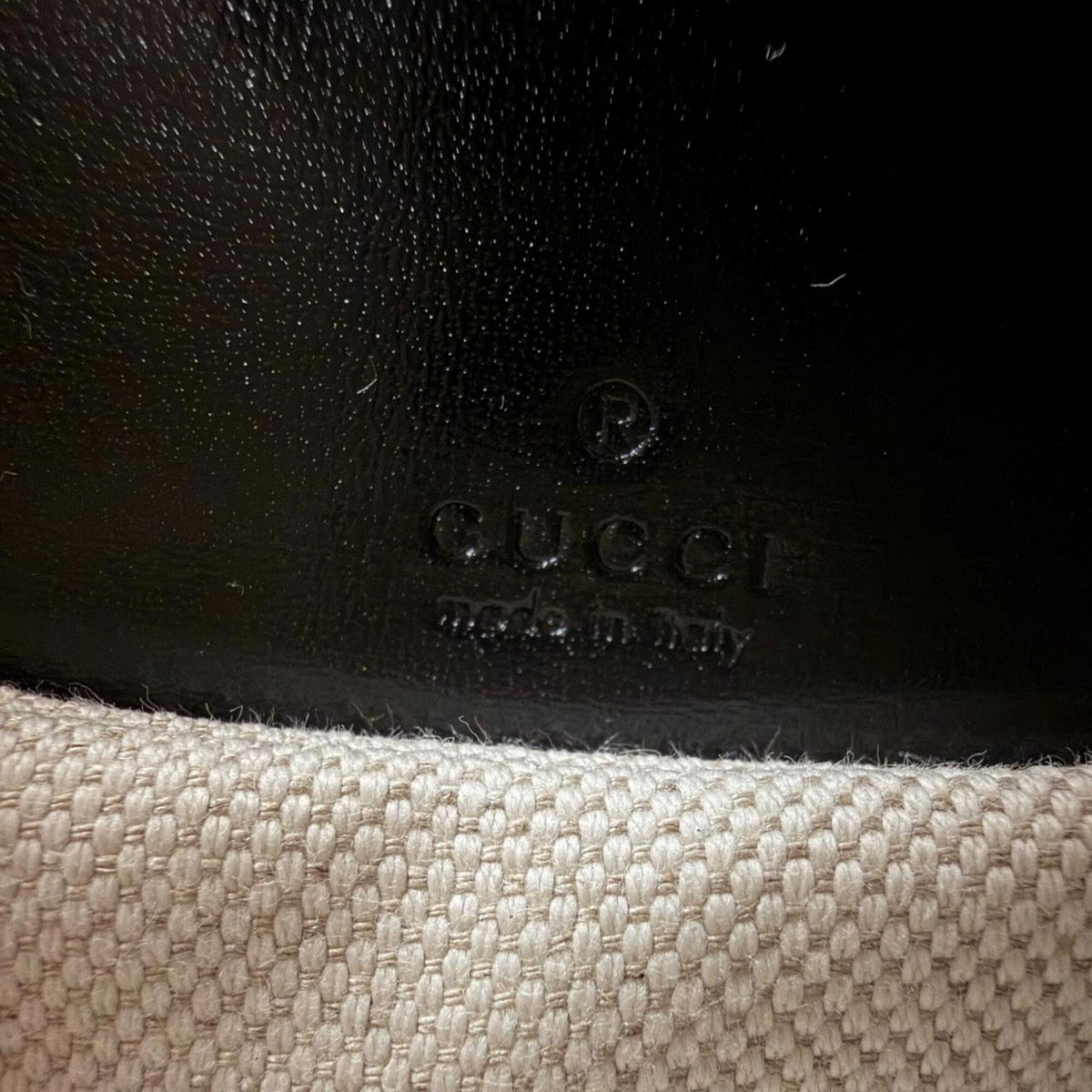 Gucci Black Leather Handbag Shoulder Bag (Pre-Owned)