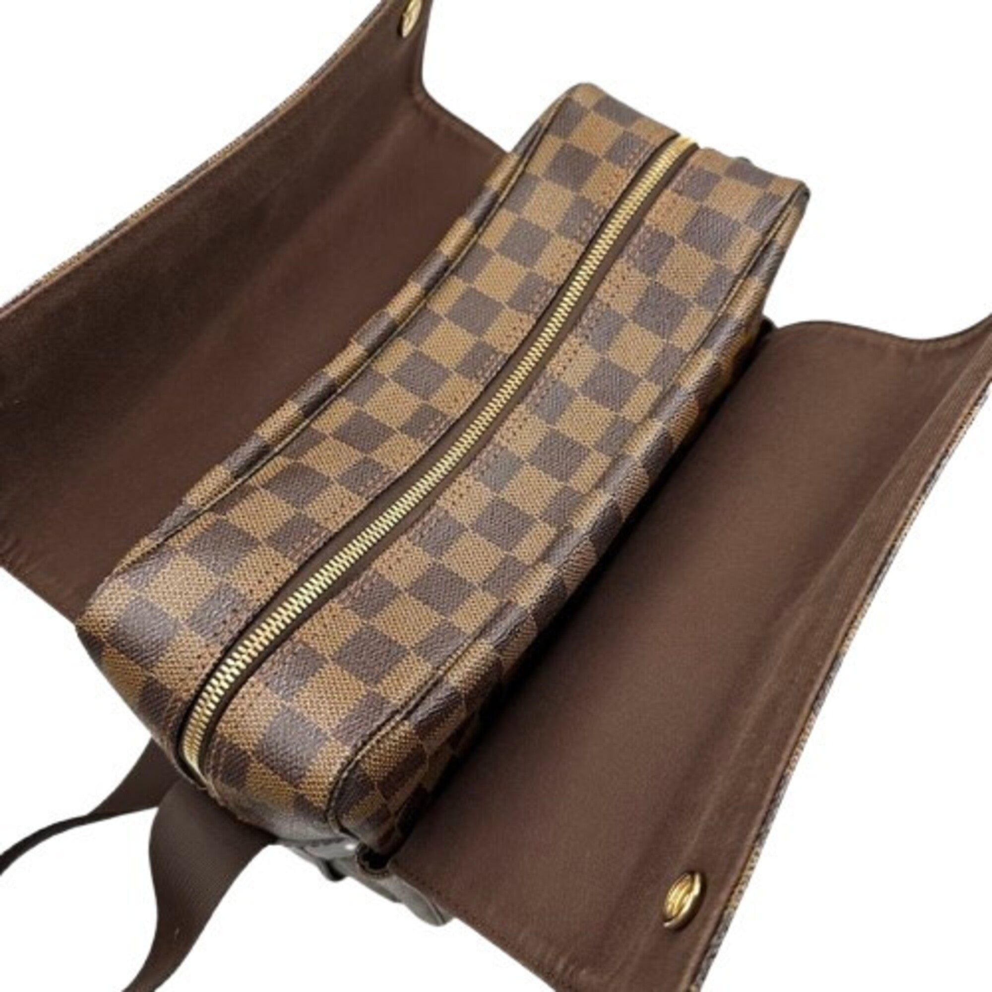 Louis Vuitton Damier Brown Pvc Shoulder Bag (Pre-Owned)