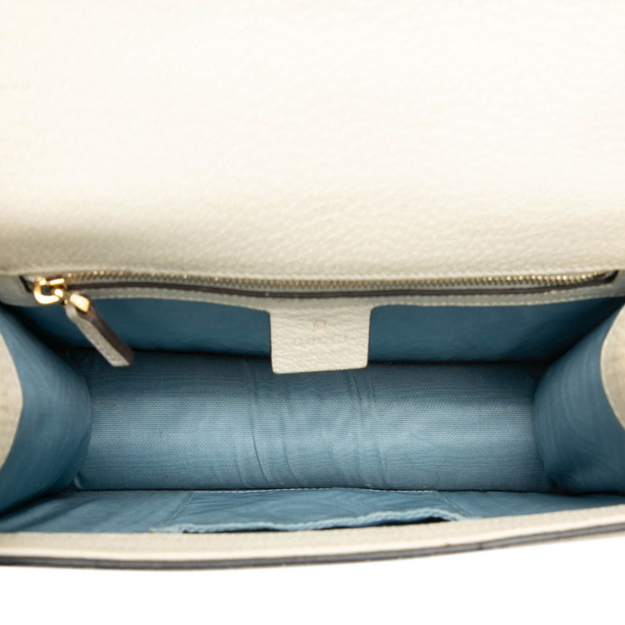 Gucci Ivory Multi-Color Leather Shoulder Bag (Pre-Owned)