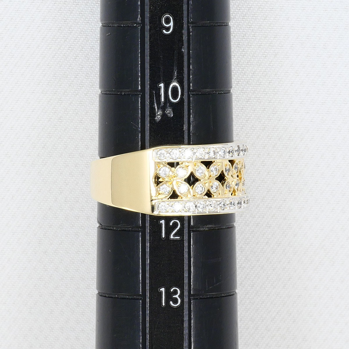 Unbranded White Gold Yellow Gold White Gold (14K) Yellow Gold (14K) Band Ring (Pre-Owned)