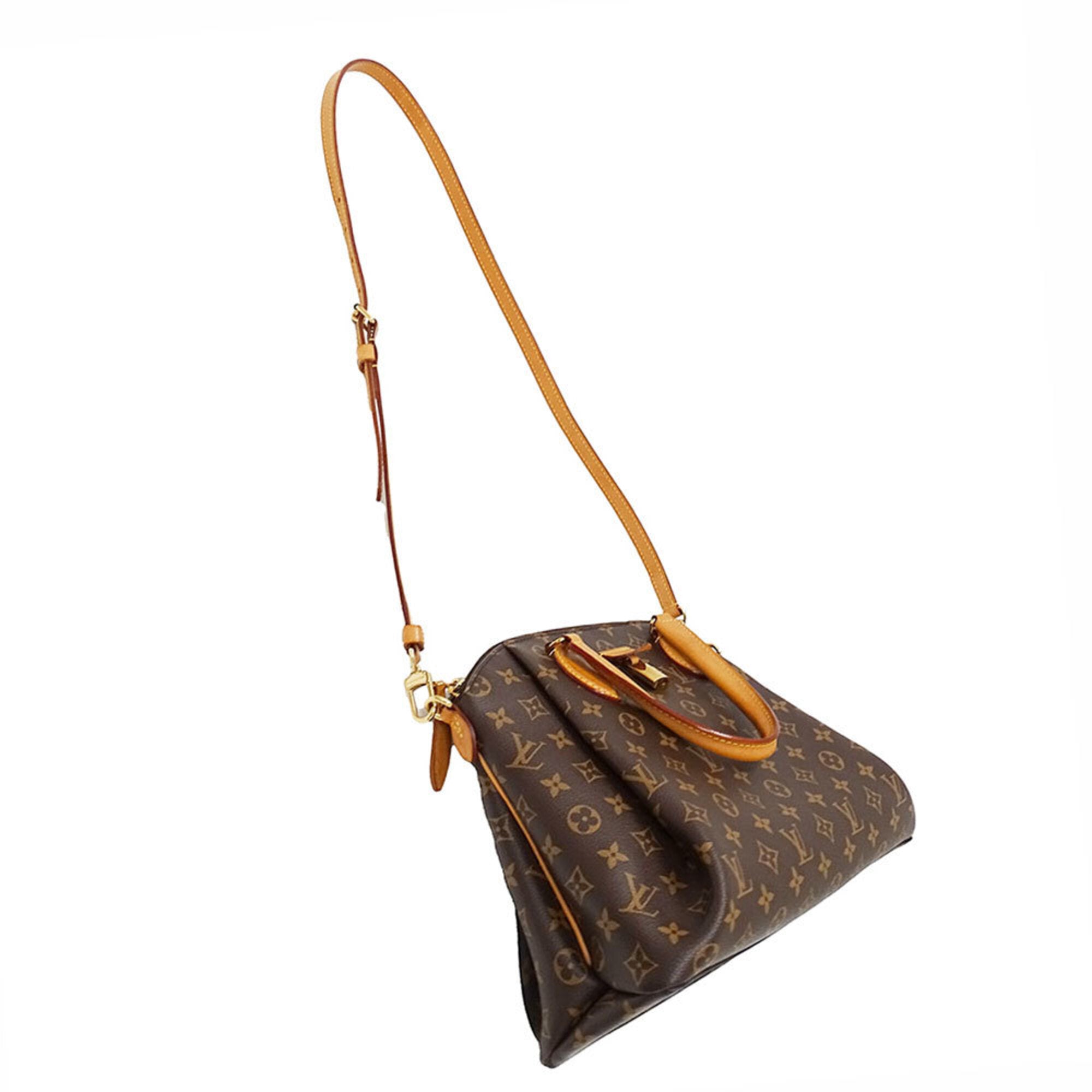 Louis Vuitton Brown Monogram Canvas Handbag Shoulder Bag (Pre-Owned)