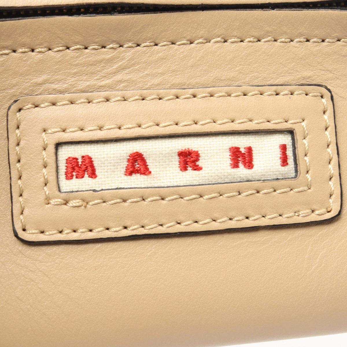 Marni Beige Leather Handbag (Pre-Owned)