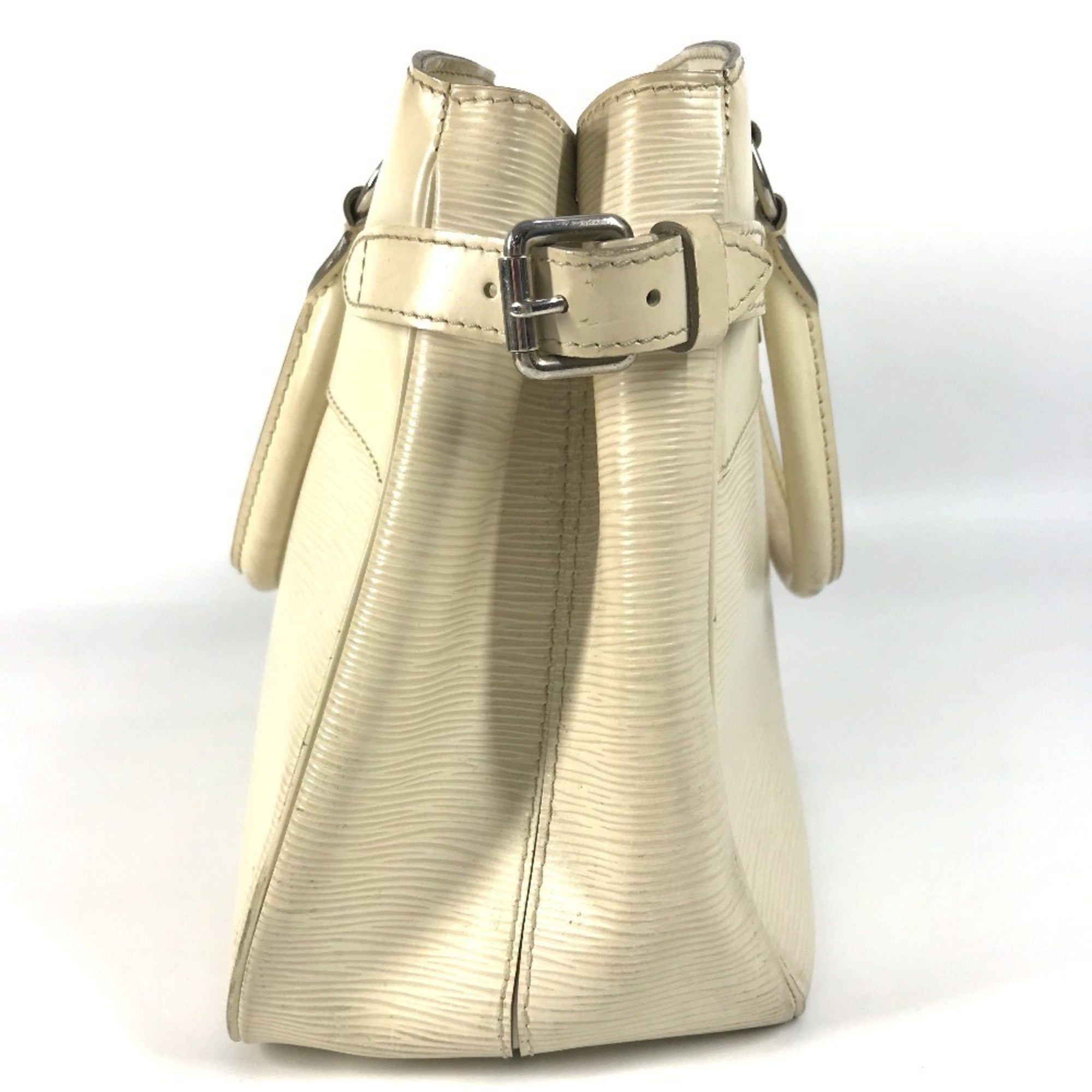 Louis Vuitton Lv Off White White Epi Leather Handbag Tote Bag (Pre-Owned)