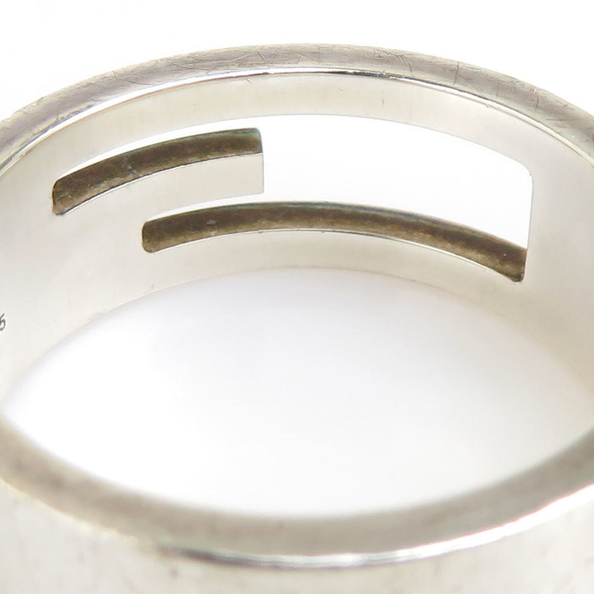 Gucci Silver Silver 925 Band Ring (Pre-Owned)