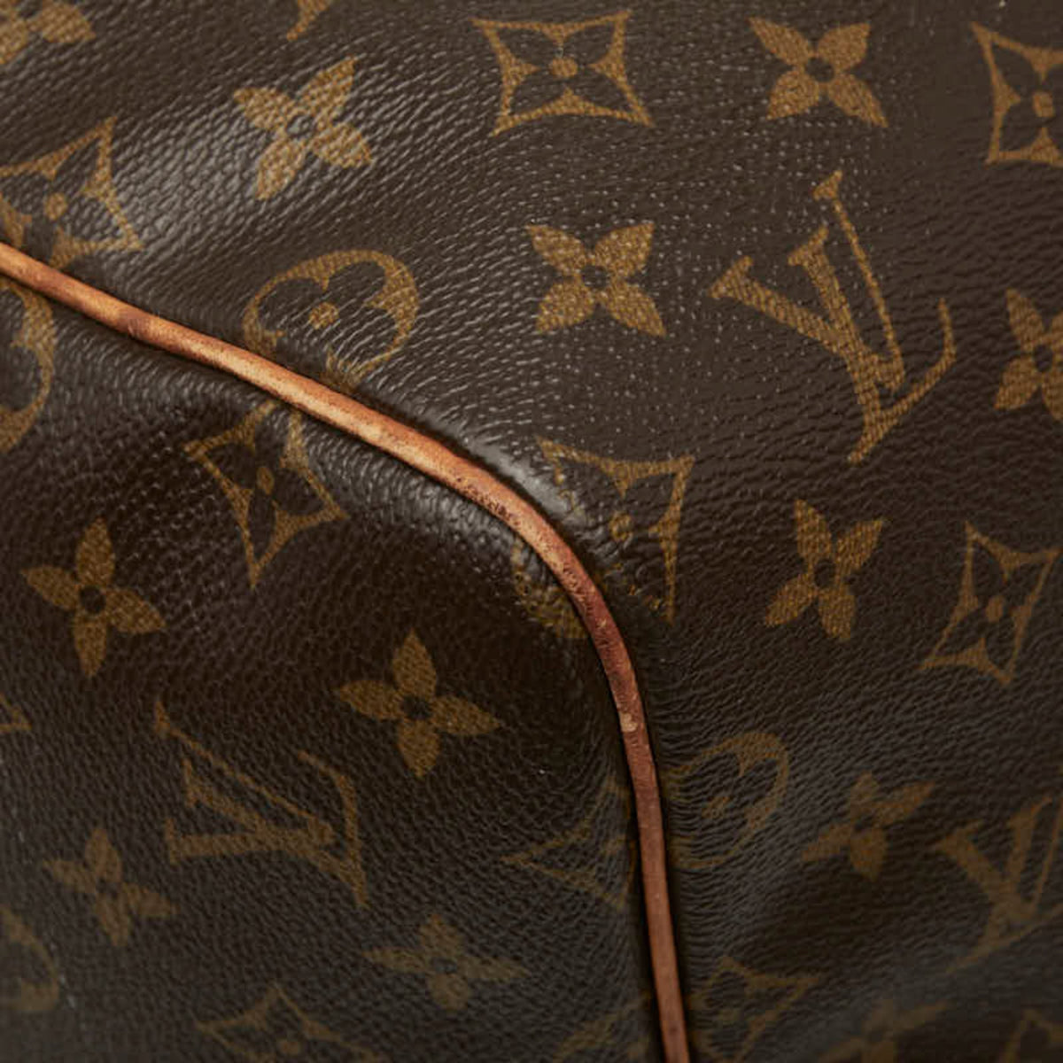 Louis Vuitton Monogram Brown Pvc Leather Boston Bag (Pre-Owned)