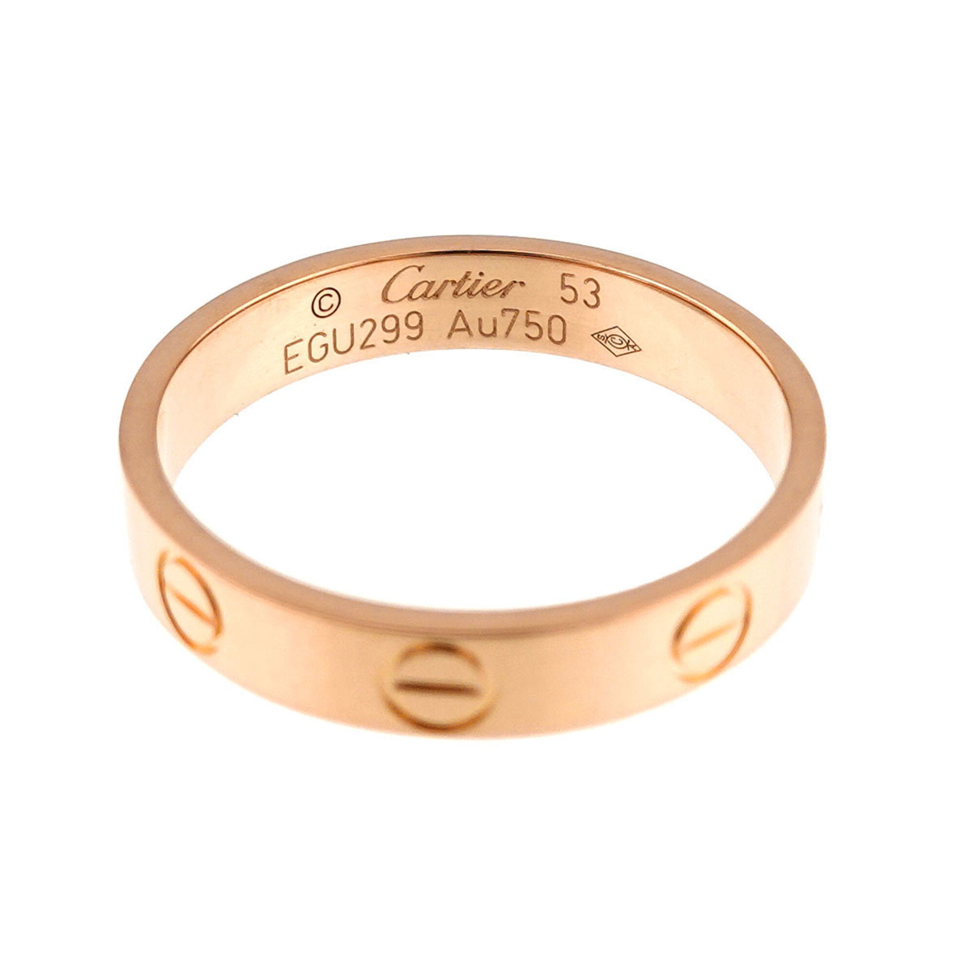 Cartier Pink Gold (18K) Band Ring (Pre-Owned)