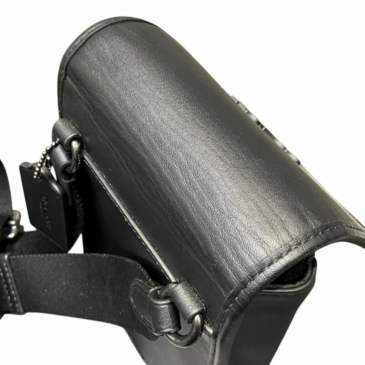Coach Black Pvc Leather Shoulder Bag (Pre-Owned)