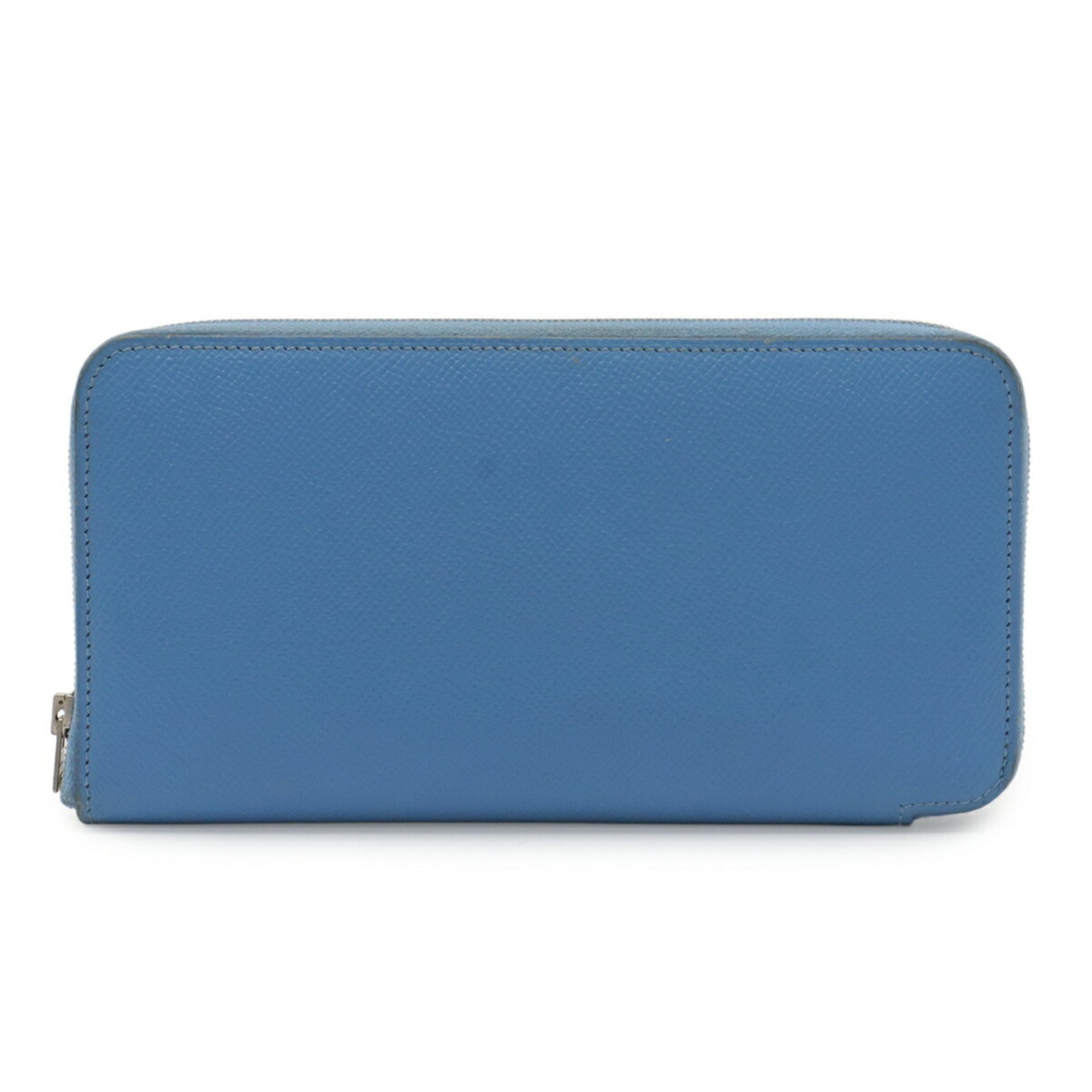 Hermes Silk'in Light Blue Epsom Leather Coin Purse/Coin Case (Pre-Owned)