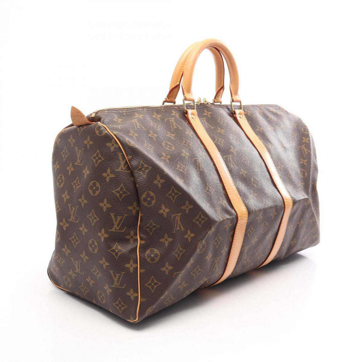 Louis Vuitton Brown Monogram Monogram Boston Bag Handbag (Pre-Owned)