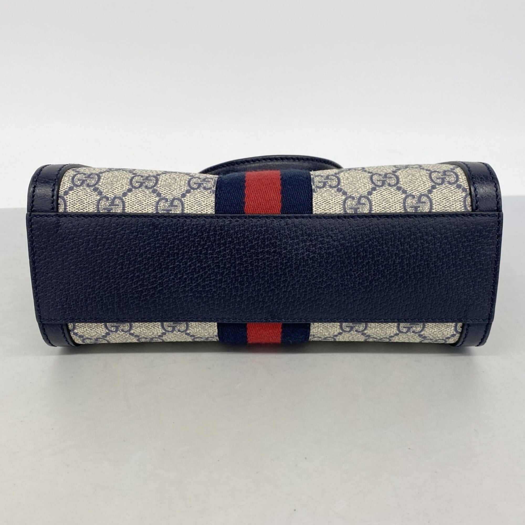 Gucci Navy Pvc Handbag (Pre-Owned)
