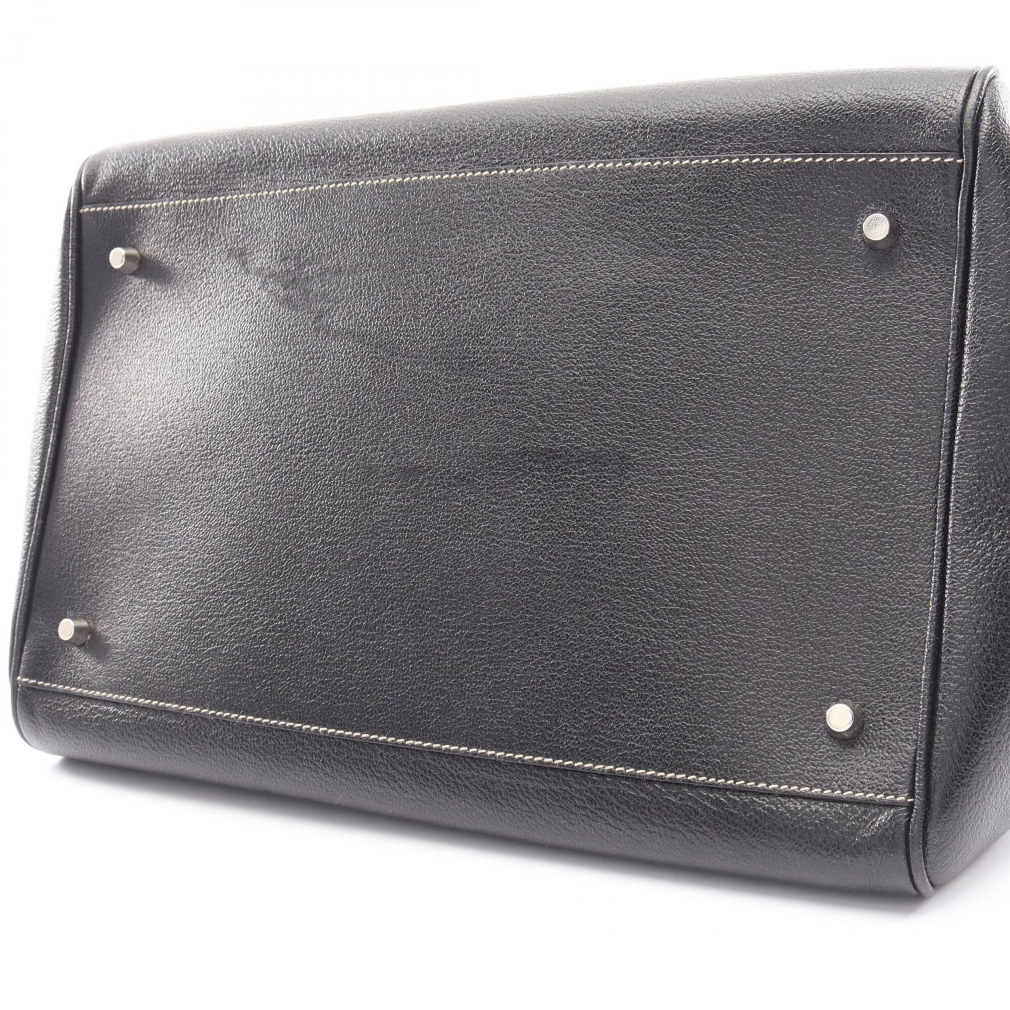 Prada Black Leather Handbag (Pre-Owned)