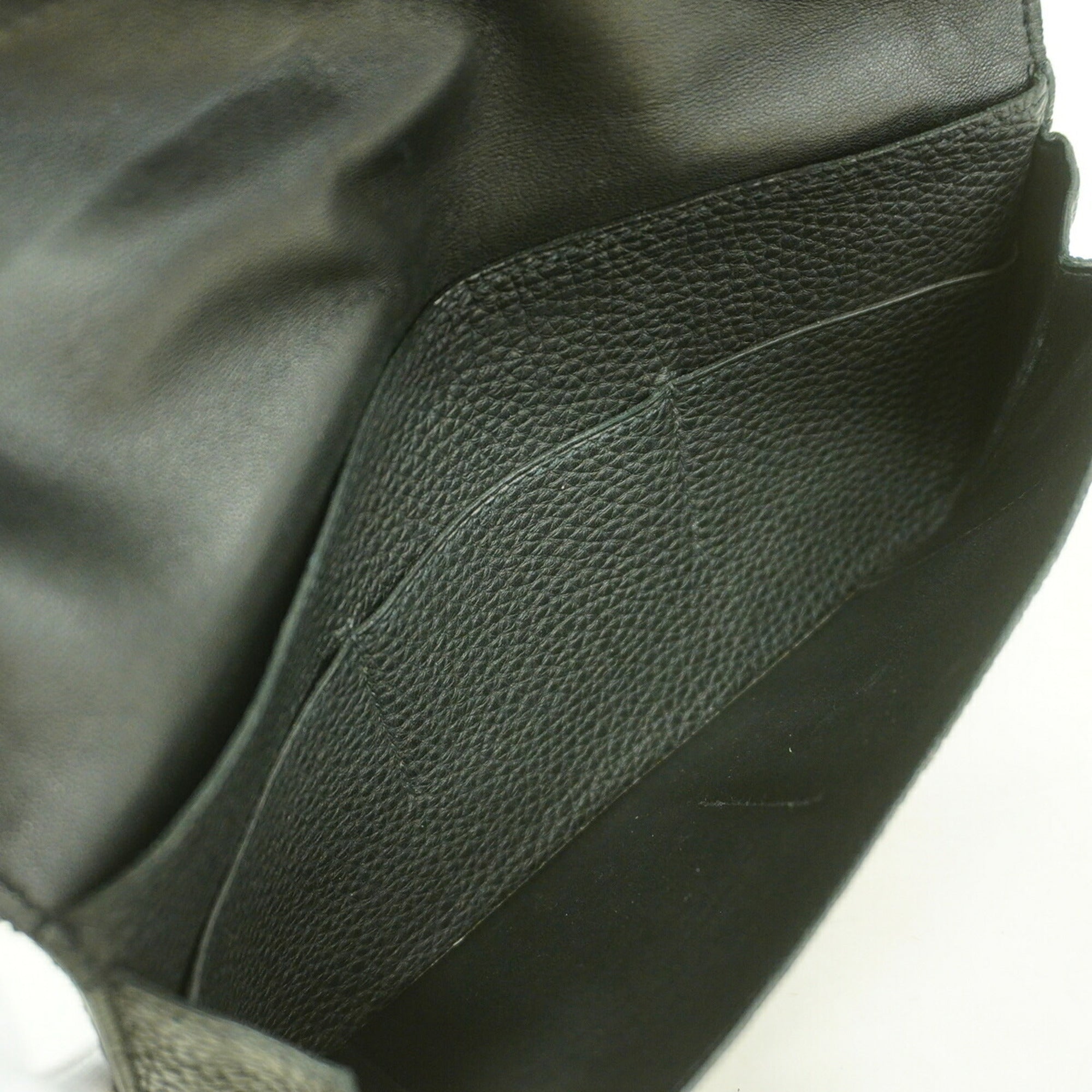 Hermes Black Togo Leather Long Wallet (Bi-Fold) (Pre-Owned)