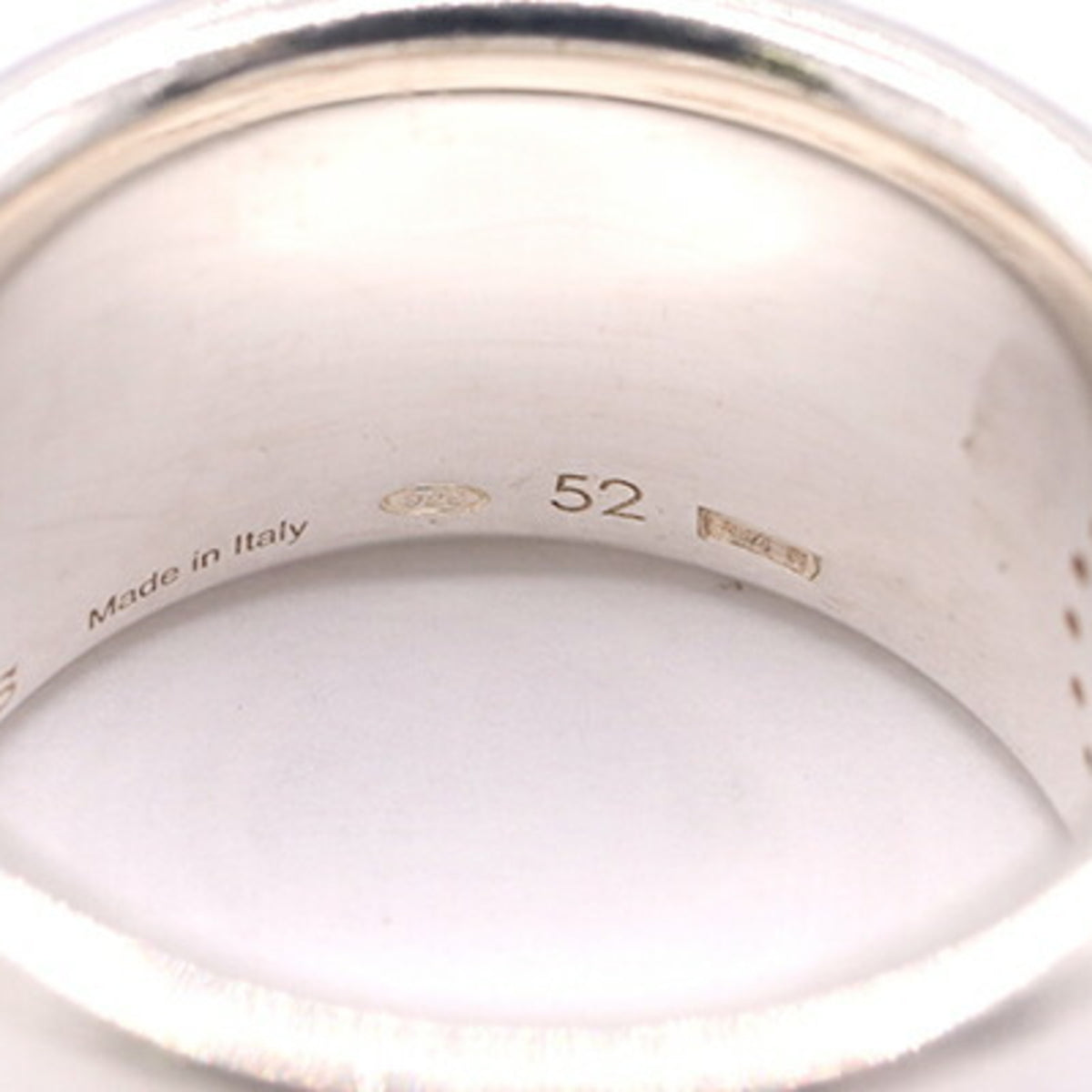 Hermes Sterling Silver 925 Band Ring (Pre-Owned)