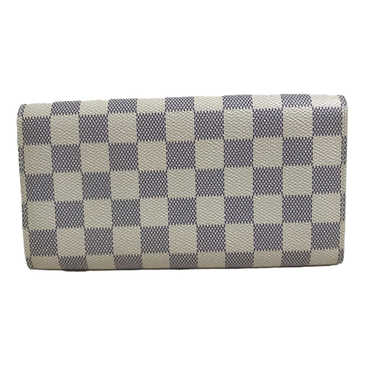 Louis Vuitton Damier Azur Damier Azur White Damier Azur Long Wallet (Bi-Fold) (Pre-Owned)